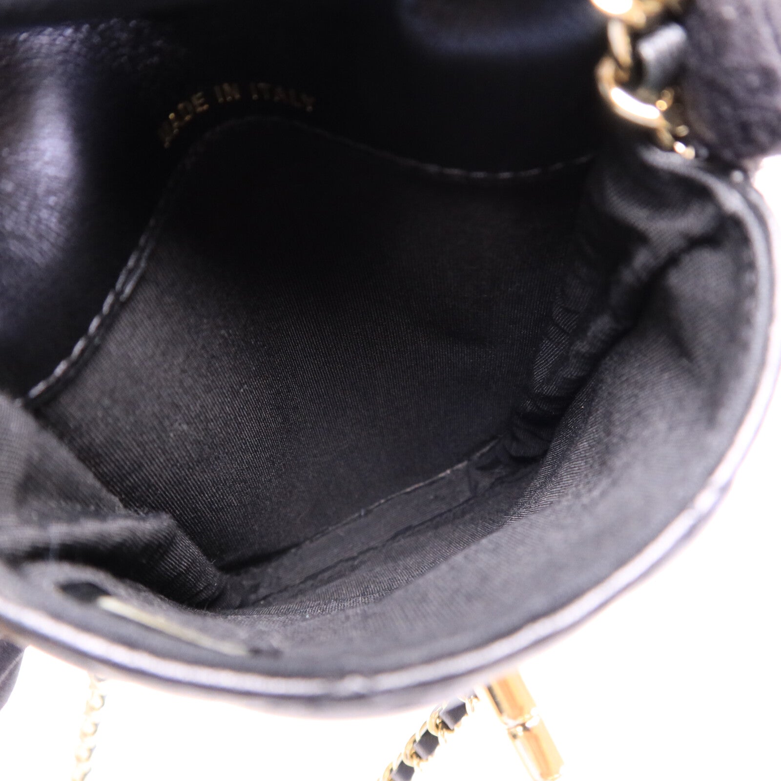 CHANEL 羊皮皮革Vanity Phone Holder鏈帶肩背袋
