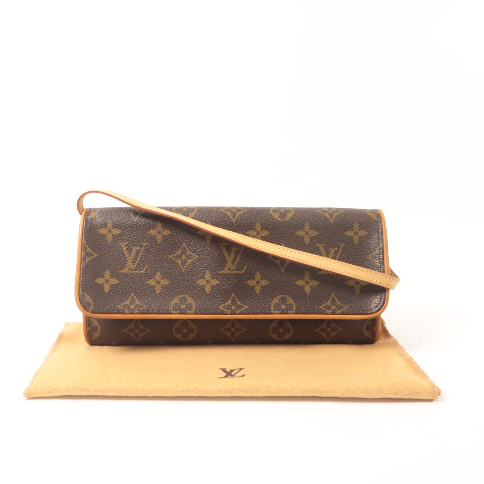LOUIS VUITTON Monogram Pochette Twin GM肩背袋