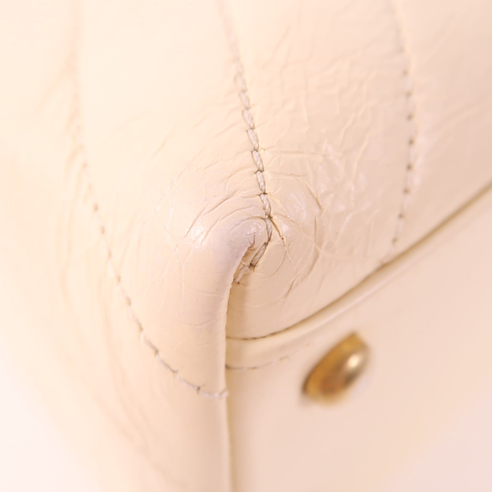 CHANEL 牛皮皮革/蜥蜴皮革Chevron CoCo Handle金扣手挽肩背兩用袋