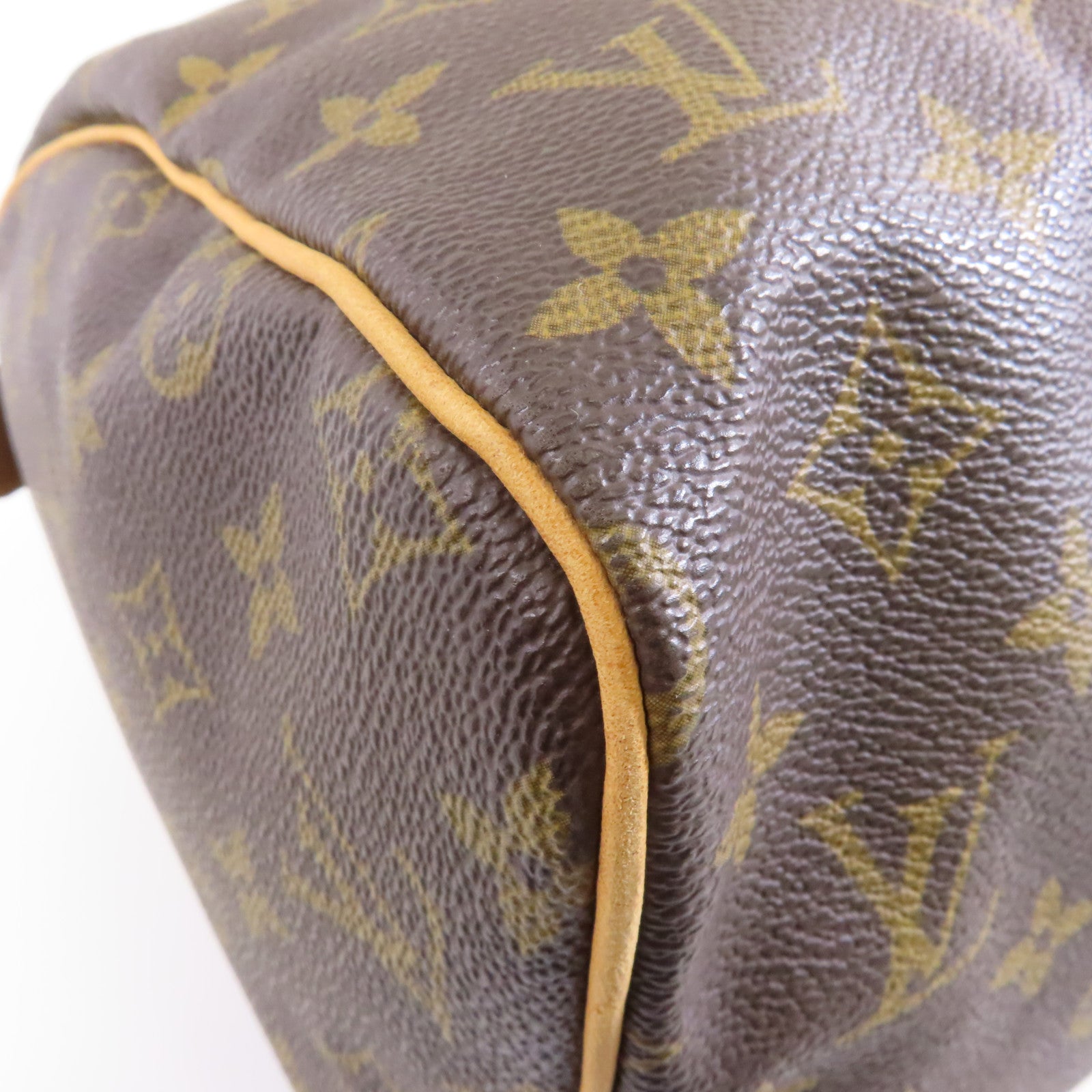 LOUIS VUITTON 【激減優惠】Monogram Speedy 30金扣手挽袋棕色