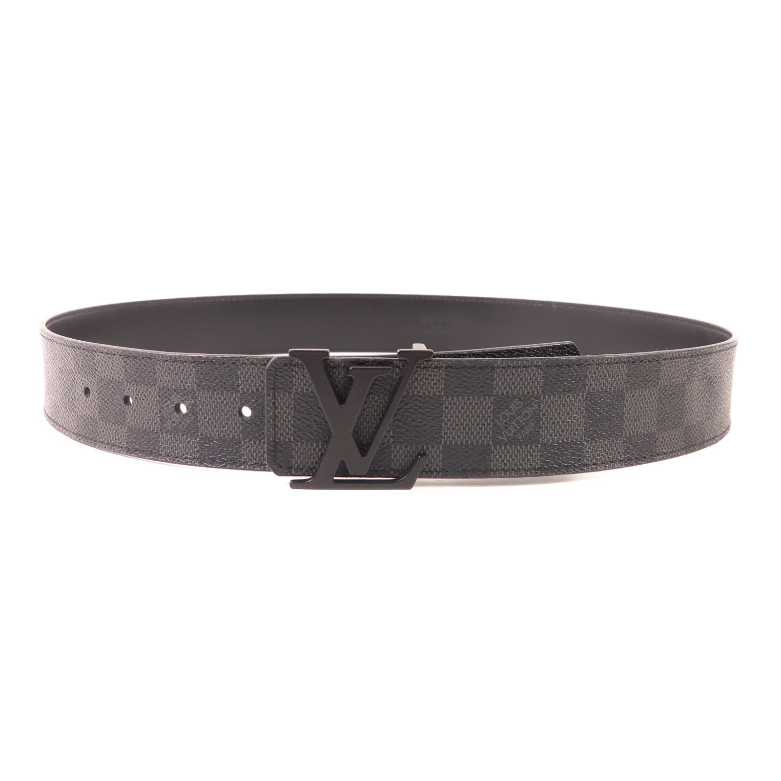 LOUIS VUITTON Damier Graphite Belt 90cm皮帶