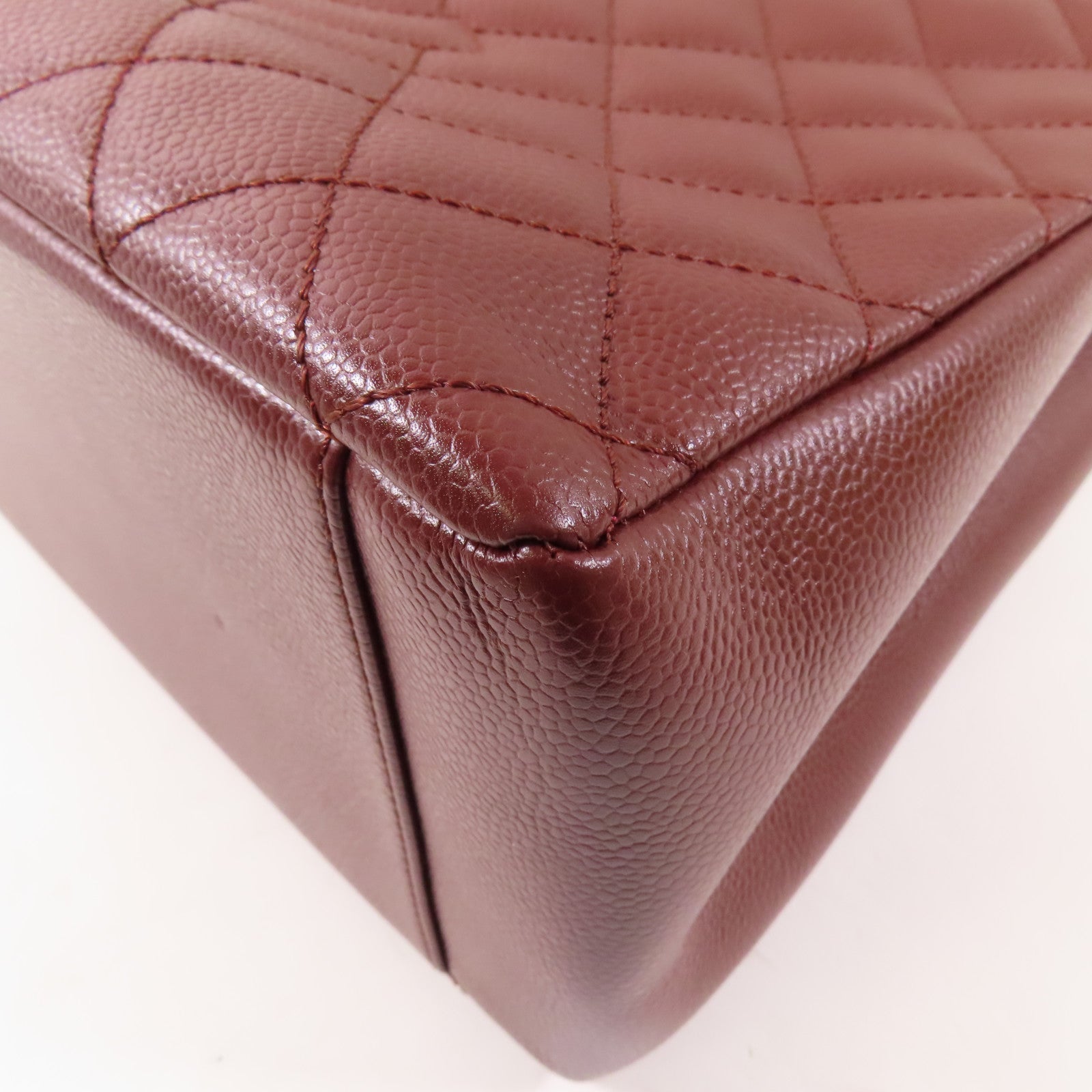 CHANEL 牛皮皮革Grand Shopping Tote Bag GST銀扣肩背袋