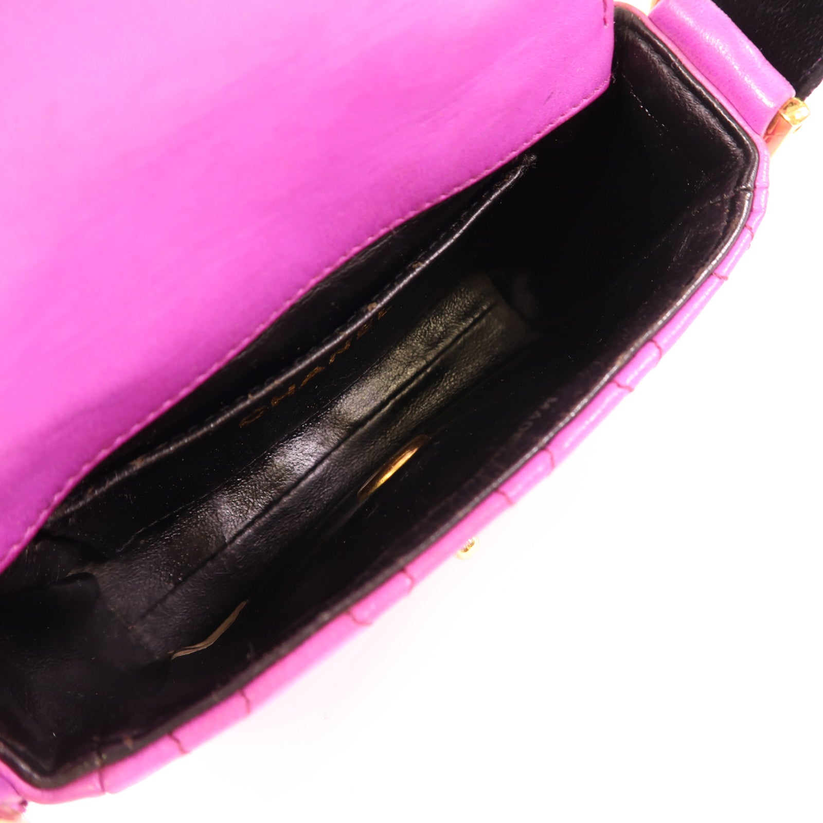 CHANEL 牛皮皮革Shoulder Bag金扣肩背袋