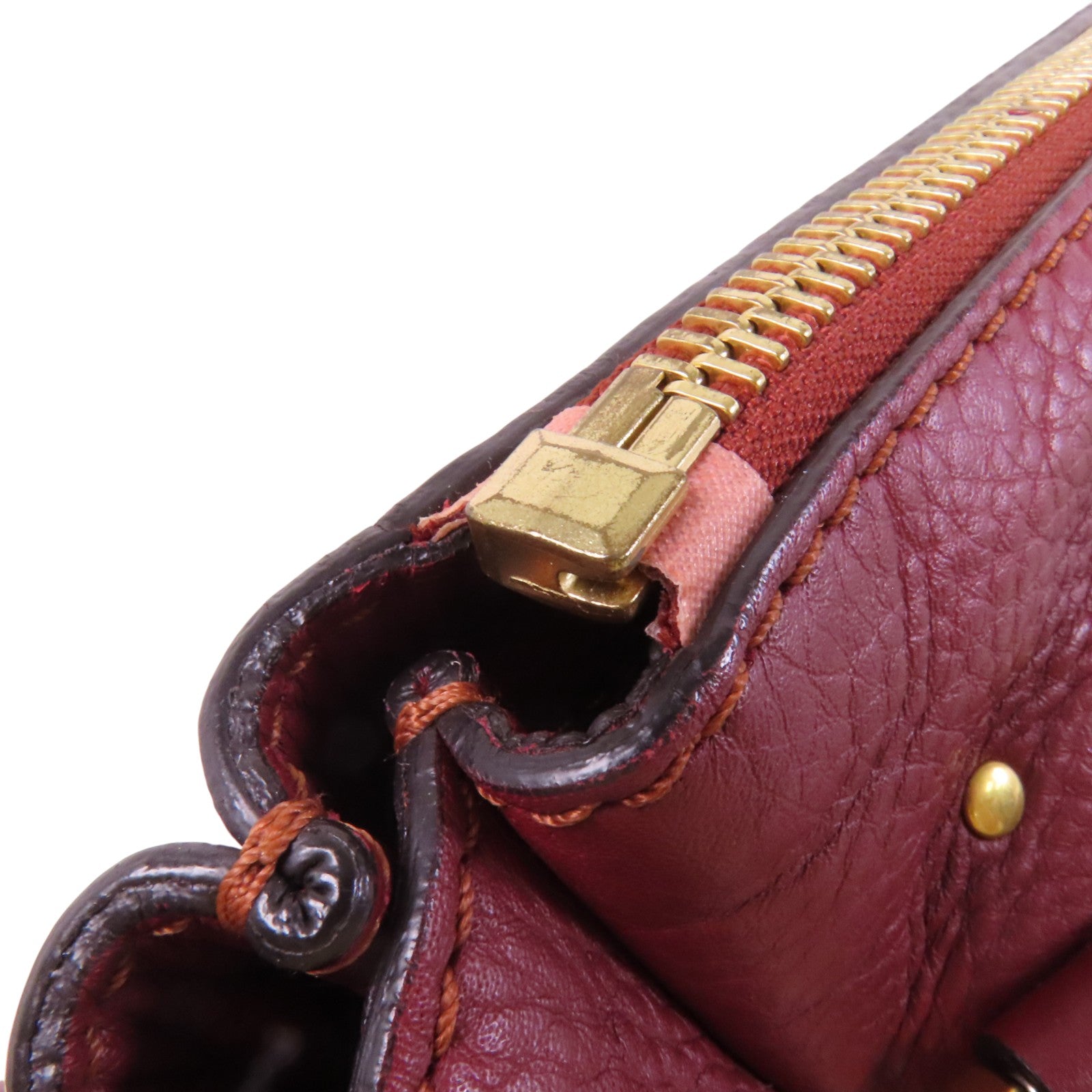 Chloe 牛皮皮革Marcie2 Way Shoulder Bag金扣手挽肩背兩用袋