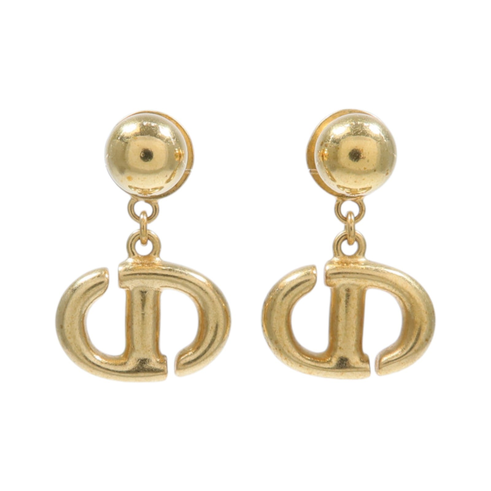 Dior 金屬CD Navy Earrings耳環
