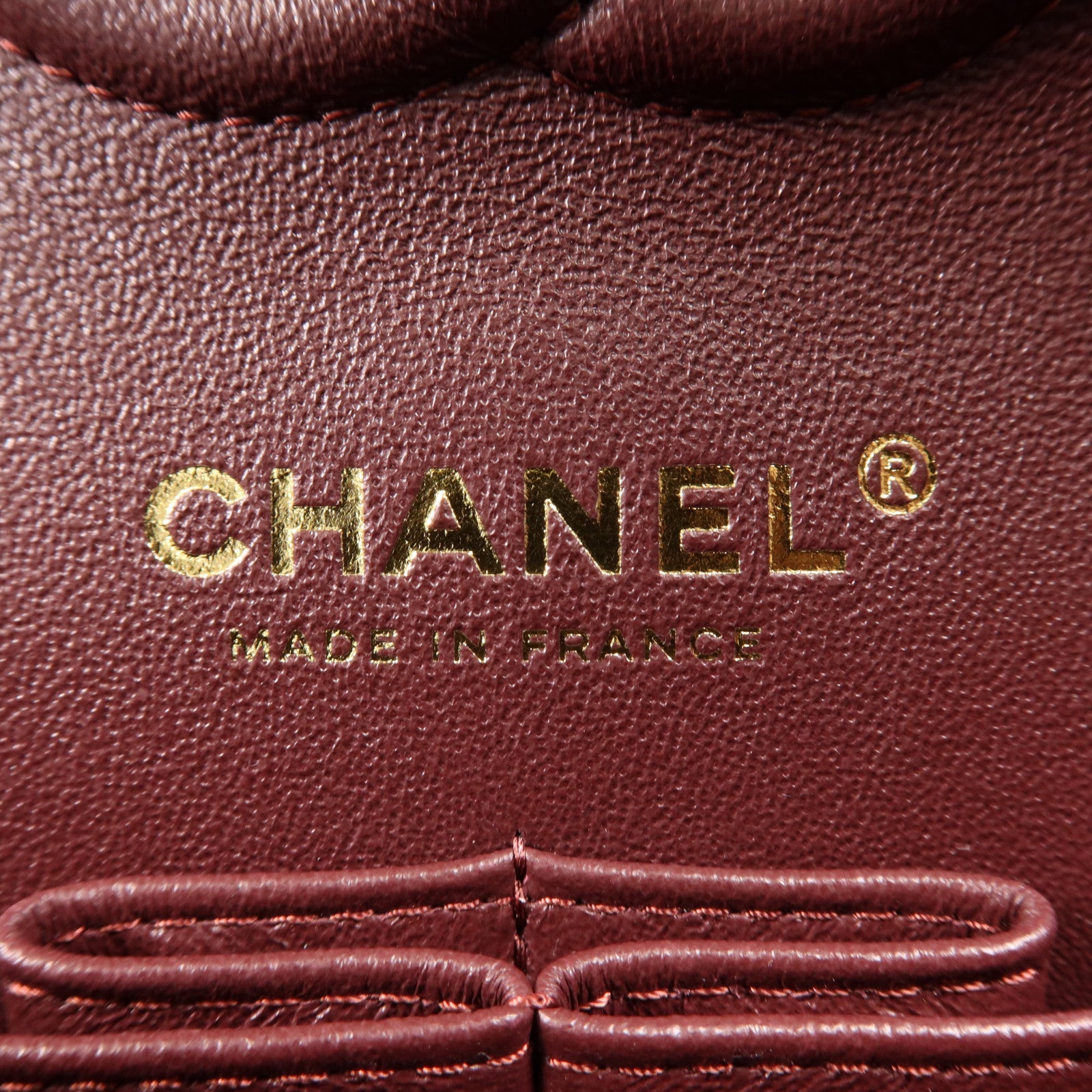CHANEL 牛皮皮革Classic 23金扣鏈帶肩背袋