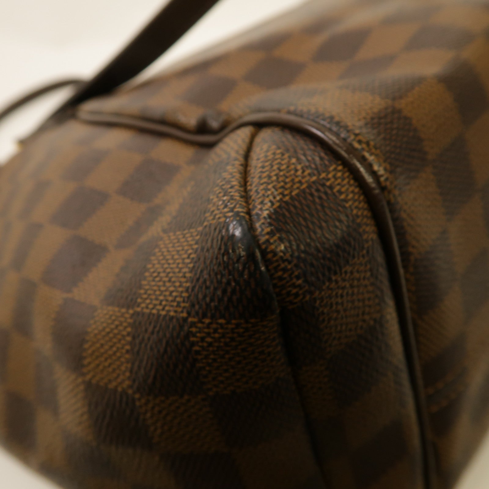 LOUIS VUITTON 【激減優惠】Damier Totally MM金扣肩背袋啡色