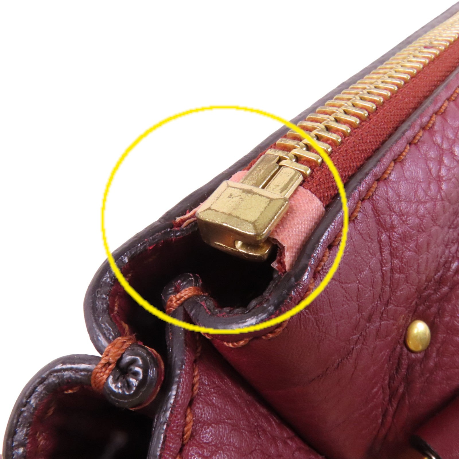 Chloe 牛皮皮革Marcie2 Way Shoulder Bag金扣手挽肩背兩用袋