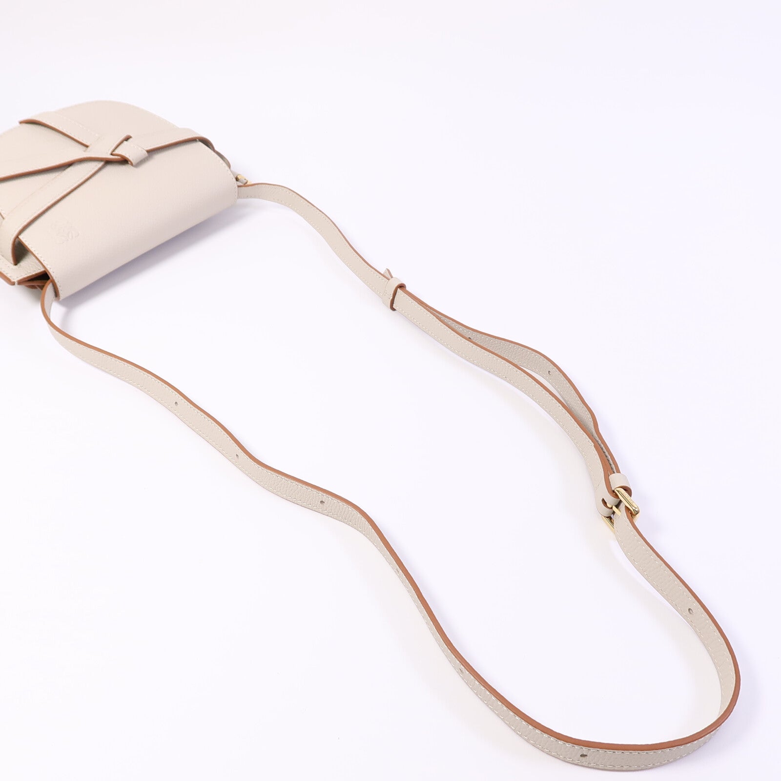 LOEWE 牛皮皮革Mini Gate肩背袋