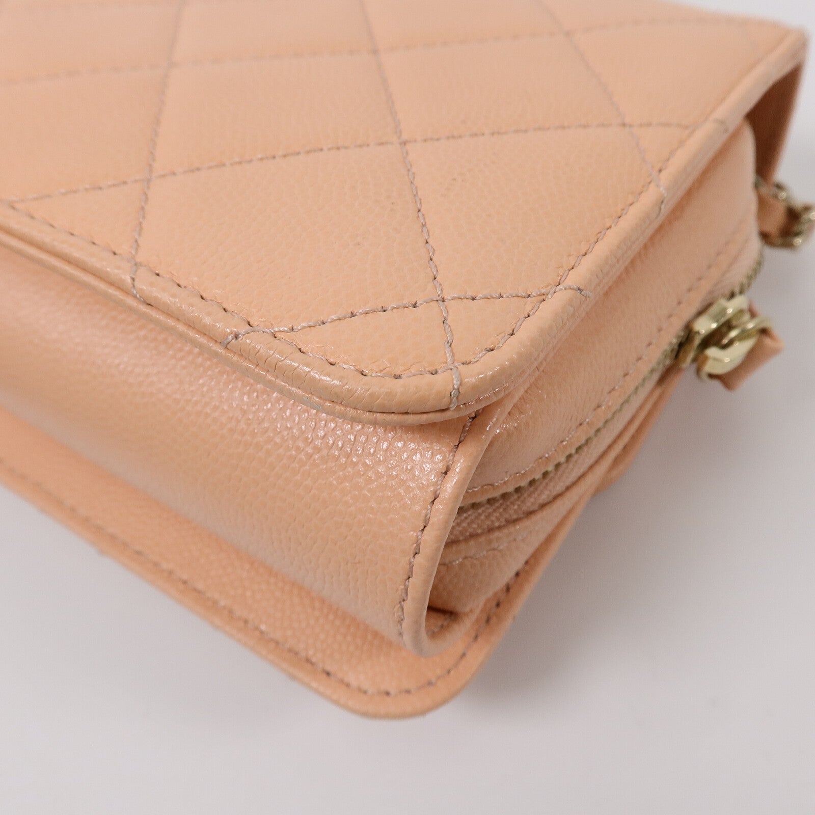 CHANEL 牛皮皮革Mini Flap Bag鏈帶肩背袋