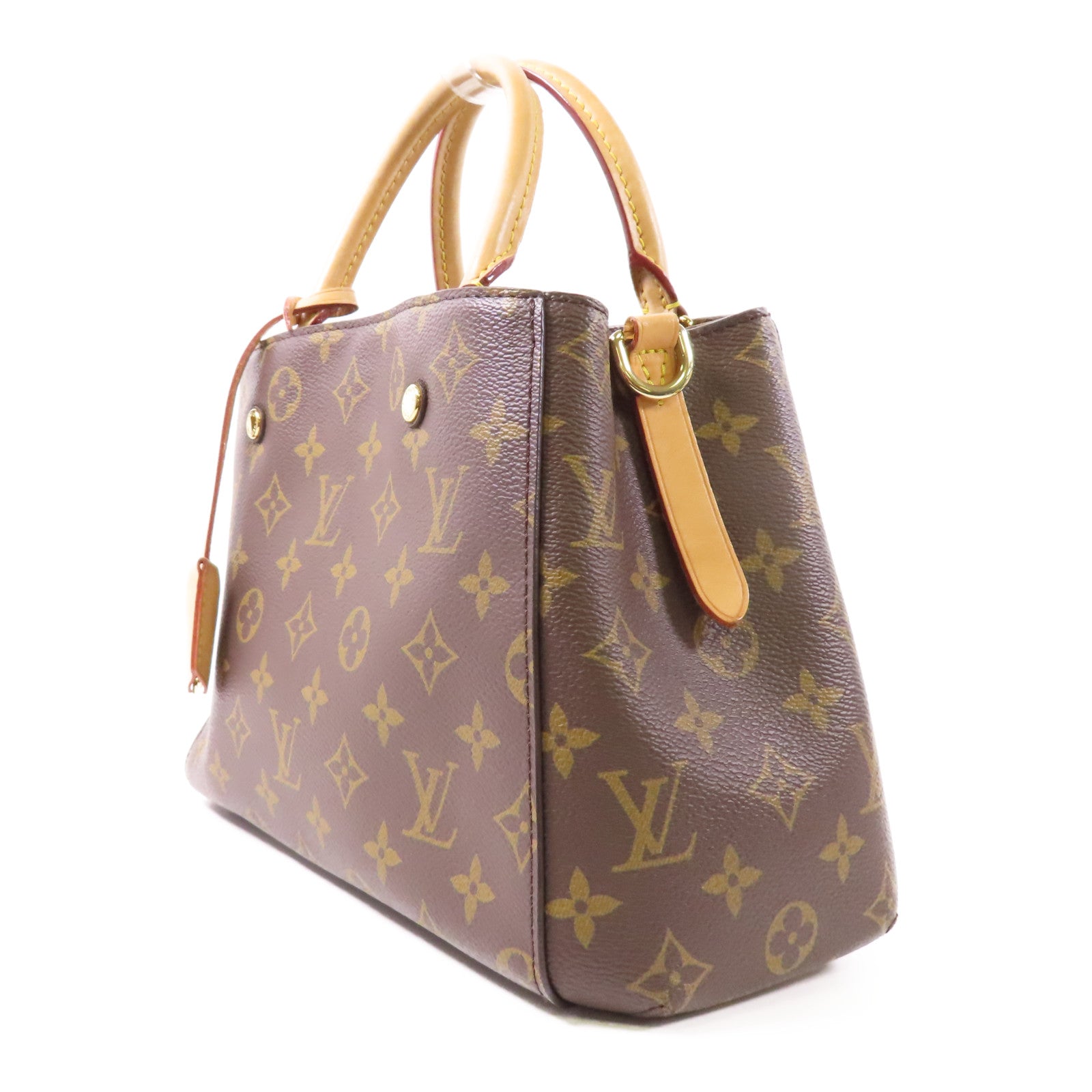 LOUIS VUITTON Monogram Montaigne BB金扣手挽肩背兩用袋