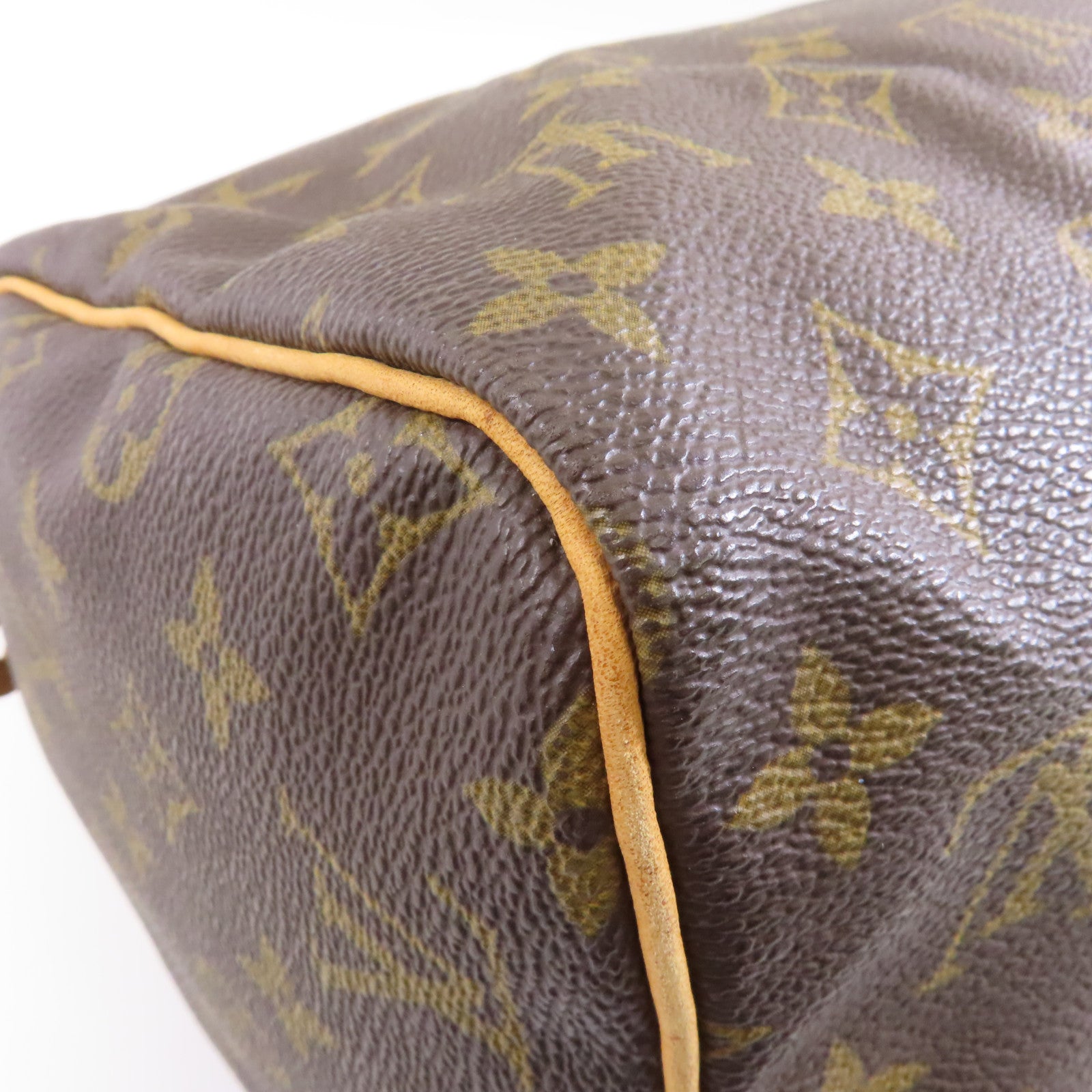 LOUIS VUITTON 【激減優惠】Monogram Speedy 30金扣手挽袋棕色