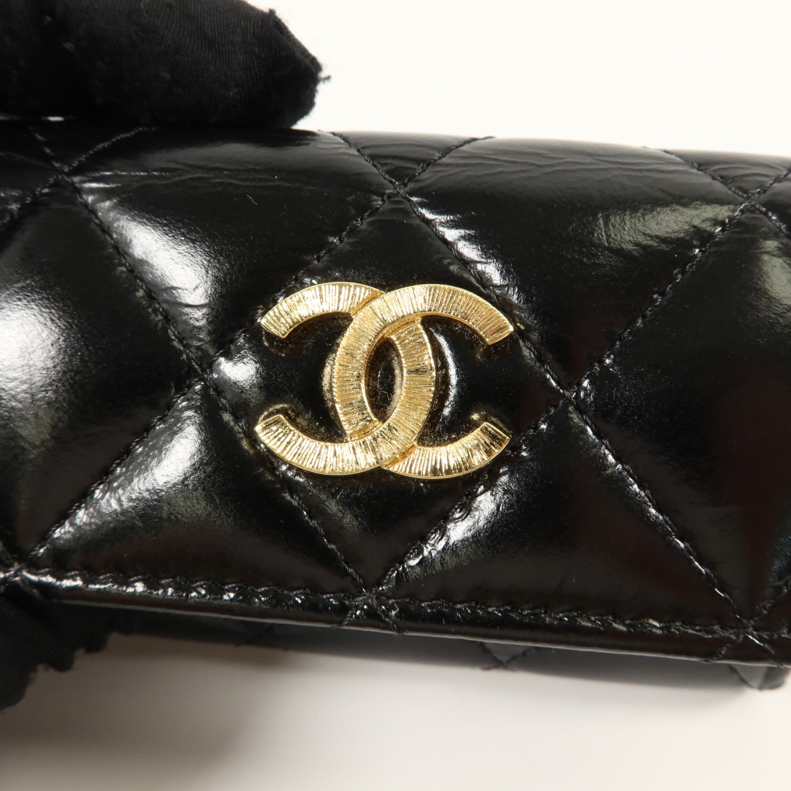 CHANEL 羊皮皮革Card Holder金扣卡片套