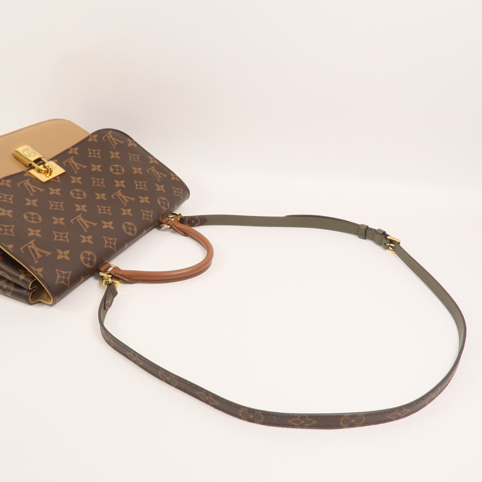 LOUIS VUITTON Monogram Marignan金扣手挽肩背兩用袋