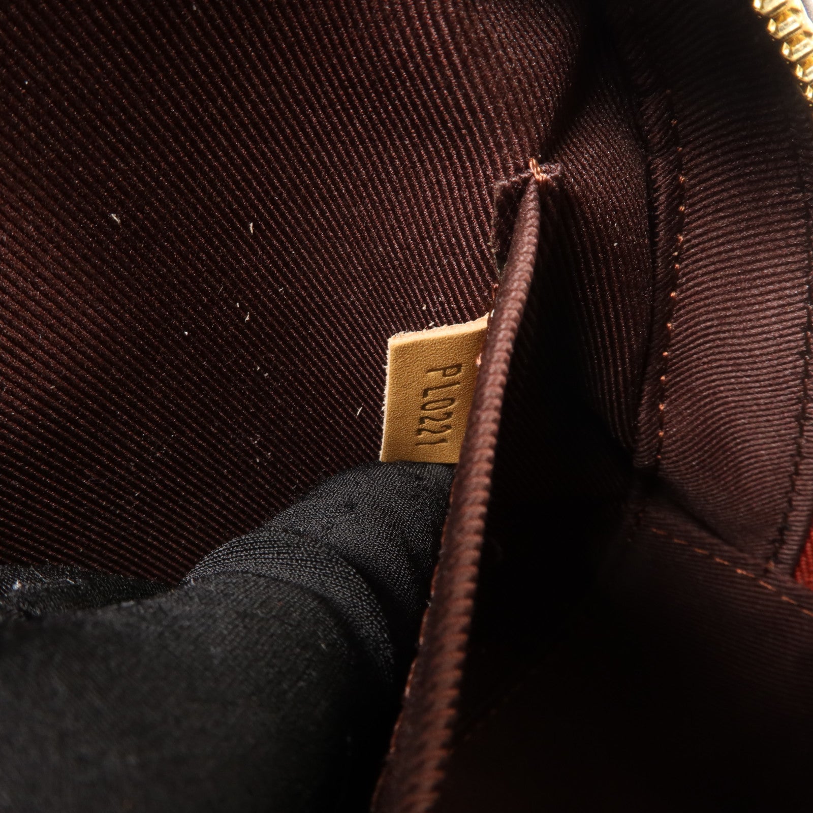 LOUIS VUITTON Monogram Deauville Mini金扣肩背袋棕色