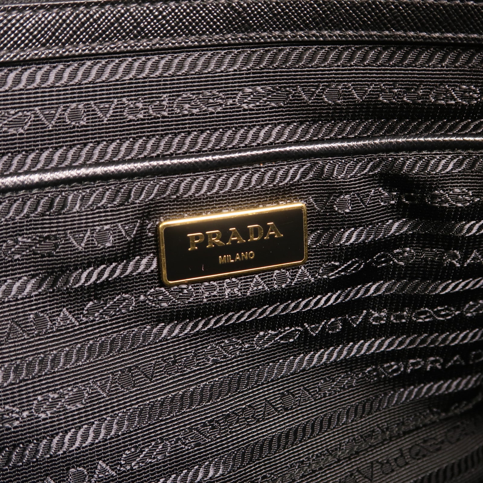 PRADA 牛皮皮革Saffiano Lux Tote Bag金扣手挽袋