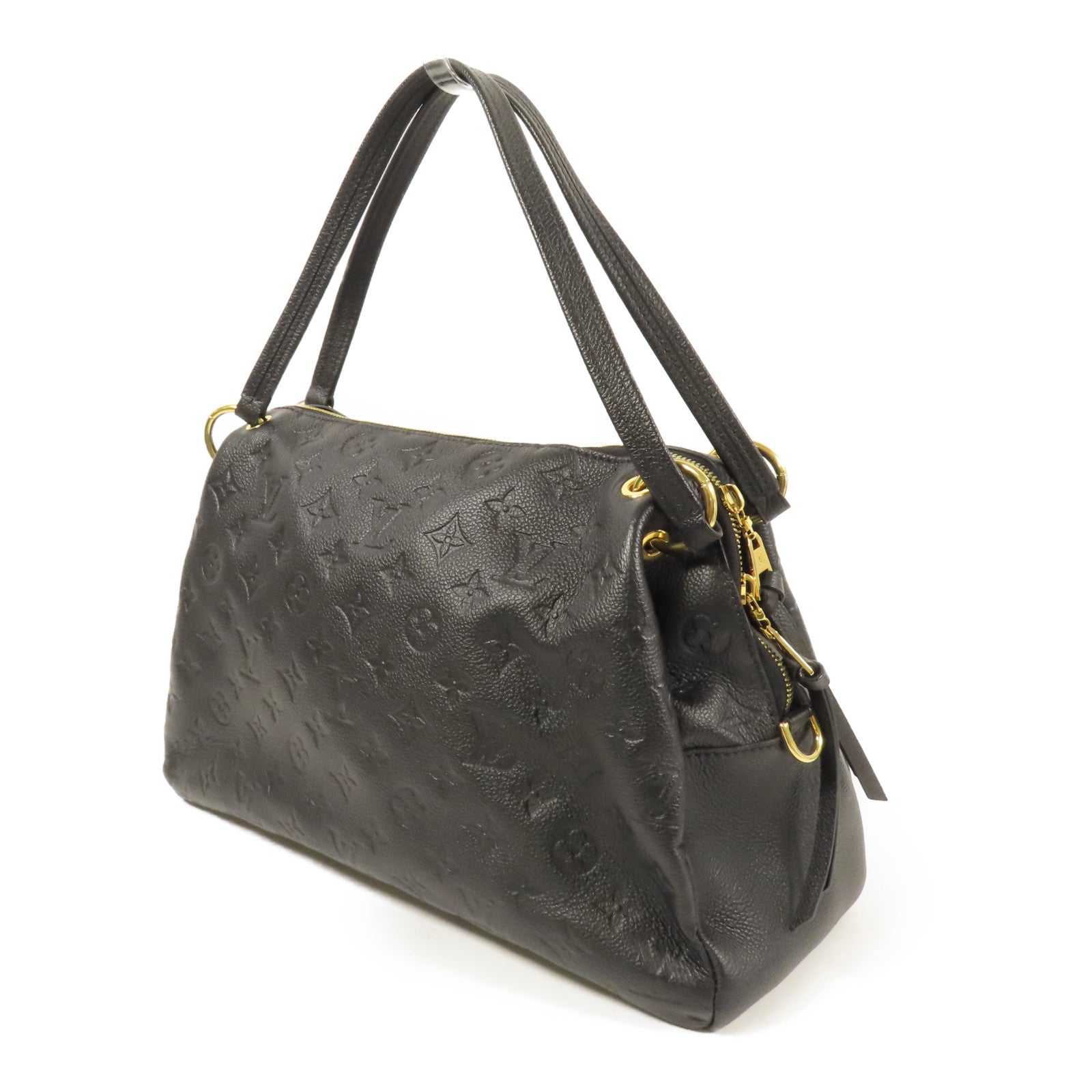 LOUIS VUITTON Monogram Empreinte Ponthieu PM金扣手挽肩背兩用袋
