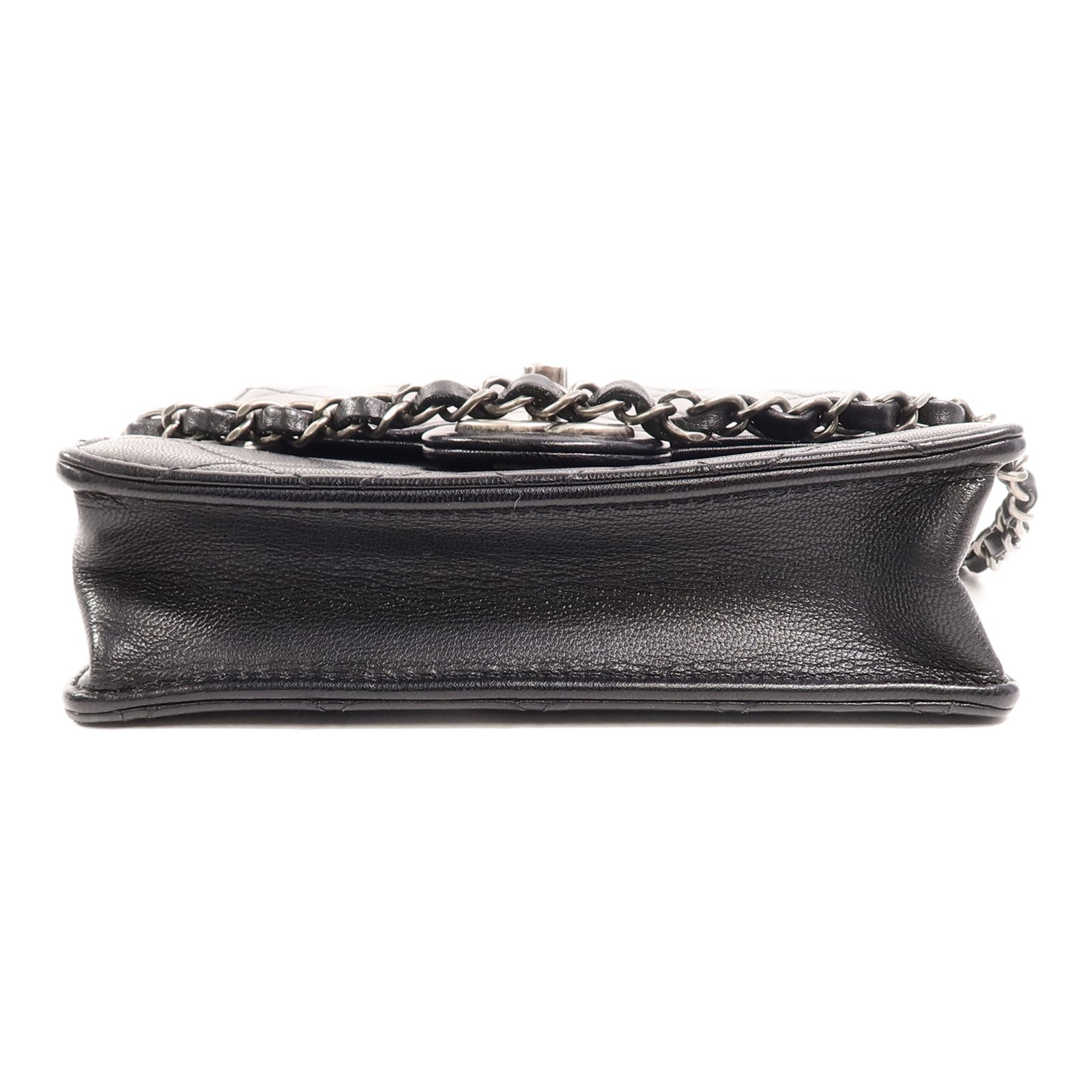 CHANEL 牛皮皮革Matelasse Pearl Chain Bag鏈帶肩背袋