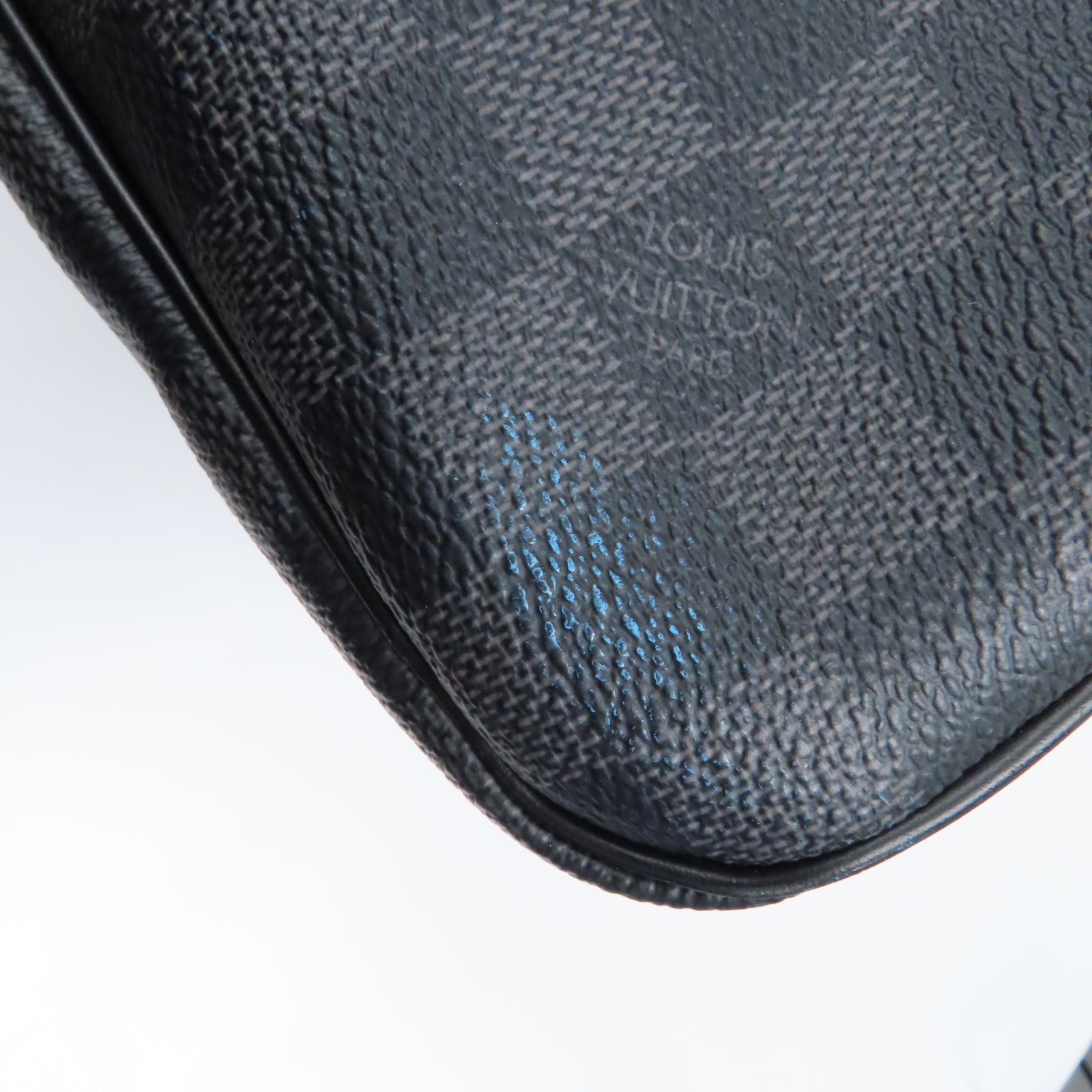 LOUIS VUITTON (PRICE DOWN) LV SHW Keepall Bandouliere 55 2way Bag N41413 Damier Graphite