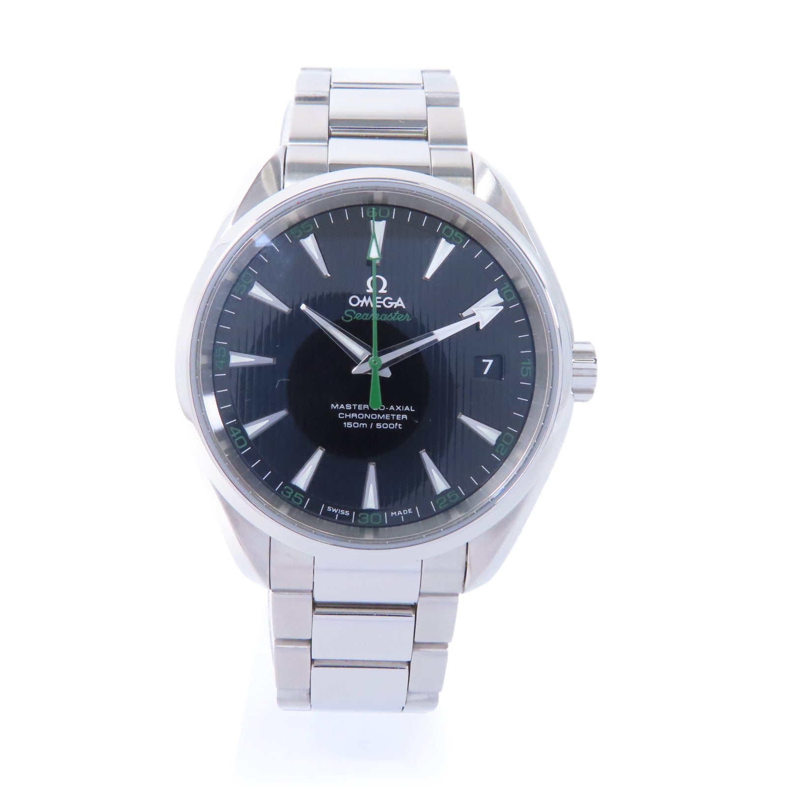 OMEGA Seamaster Aqua Terra不鏽鋼手錶自動機芯黑色