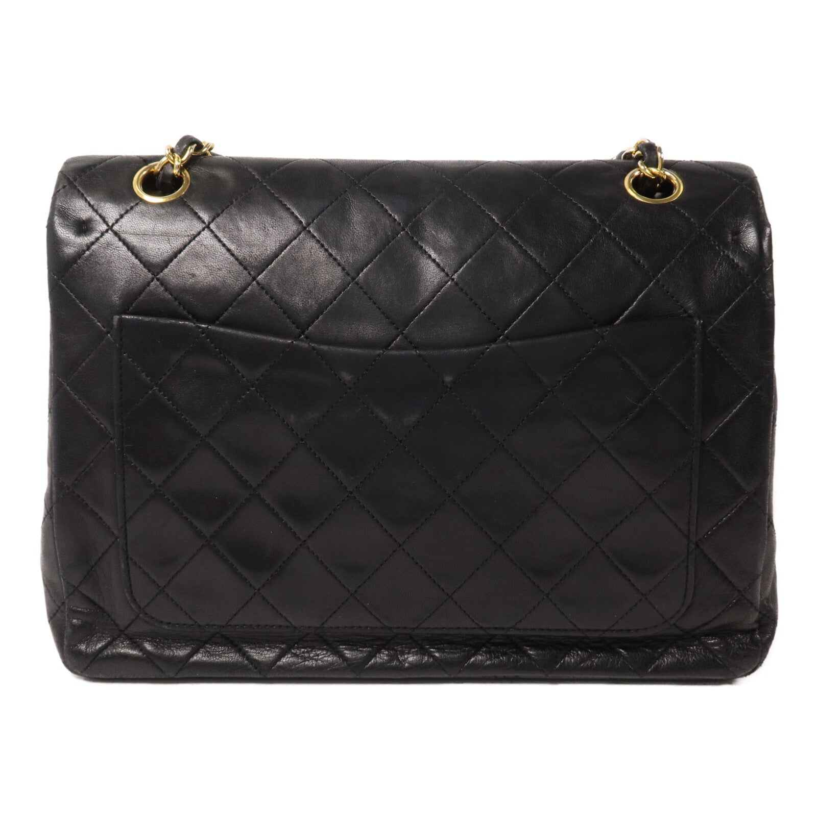 CHANEL 羊皮皮革Vintage Chain Shoulder鏈帶肩背袋