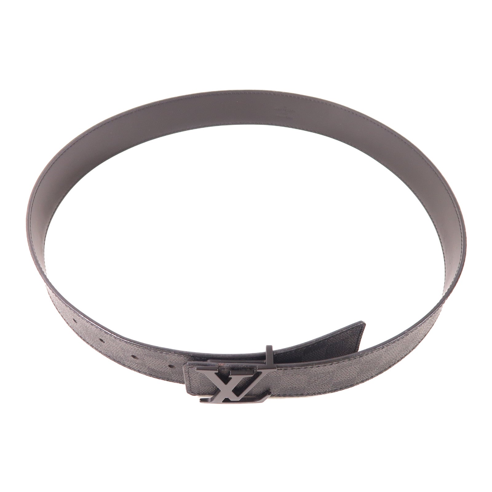 LOUIS VUITTON Damier Graphite Belt 90cm皮帶