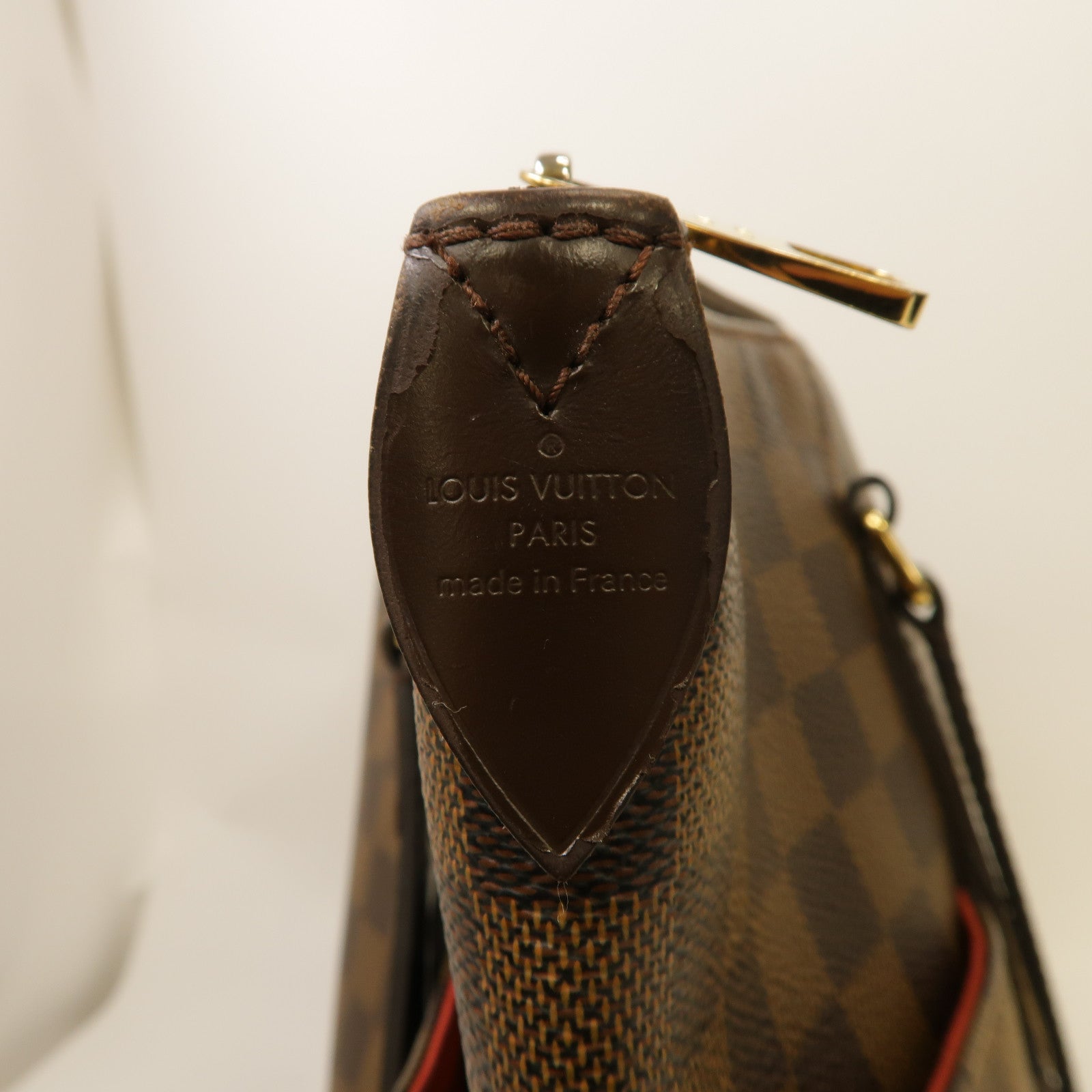 LOUIS VUITTON 【激減優惠】Damier Totally MM金扣肩背袋啡色