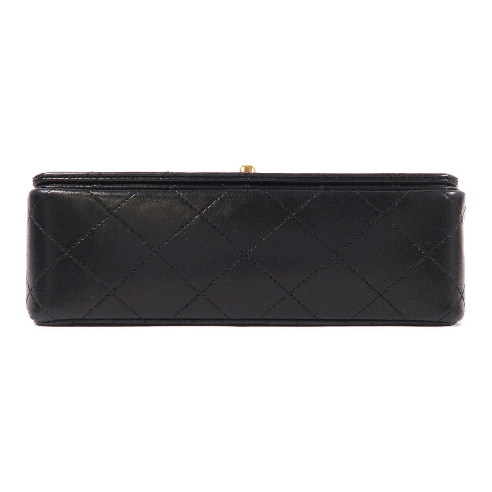 CHANEL 羊皮皮革Vintage Chain Shoulder金扣鏈帶肩背袋