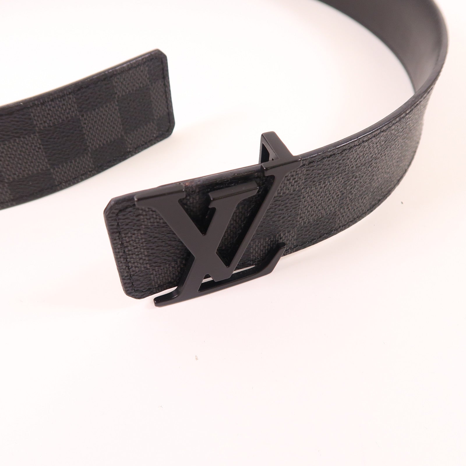 LOUIS VUITTON Damier Graphite Belt 90cm皮帶