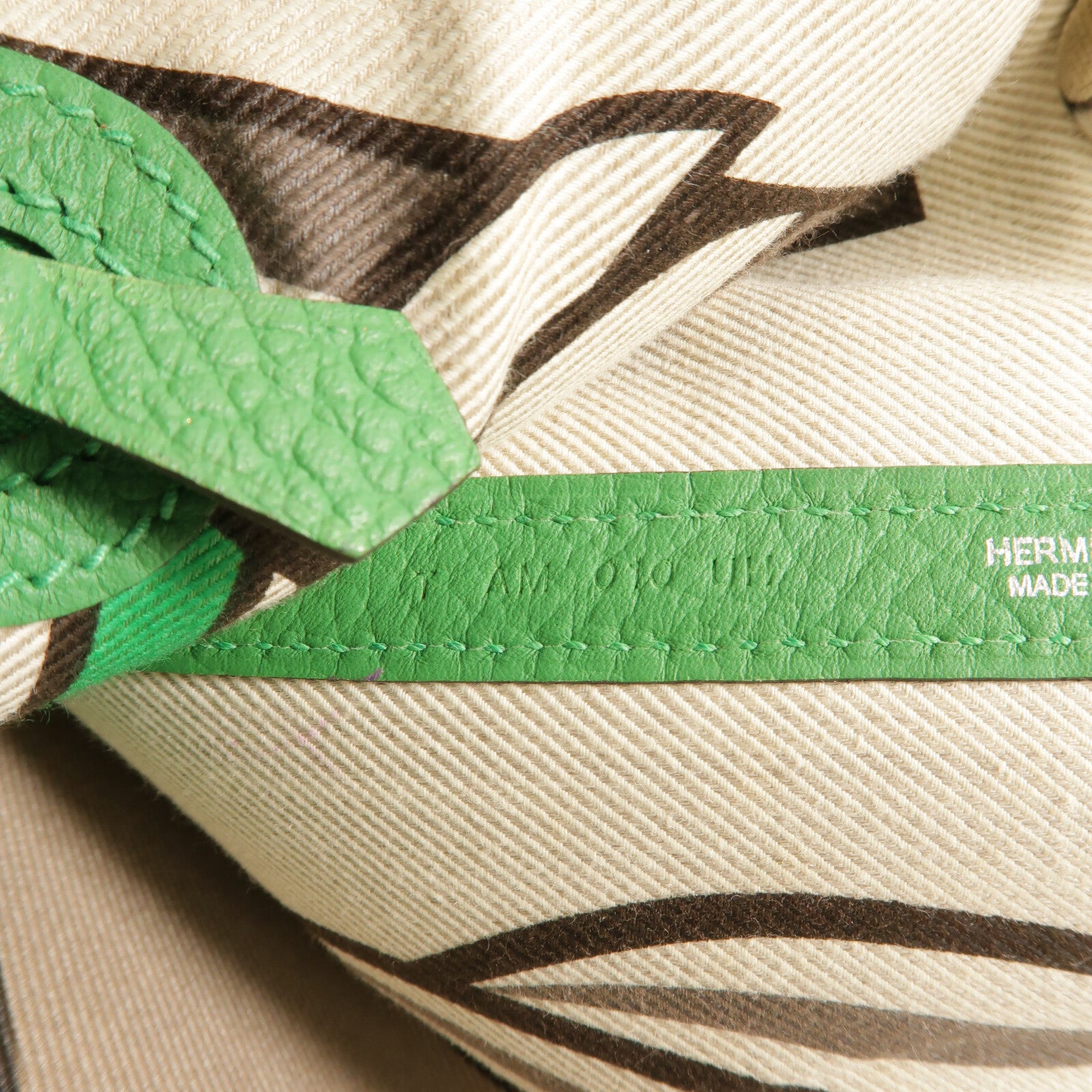 HERMES Negonda皮革Garden Party PM手挽袋Bamboo