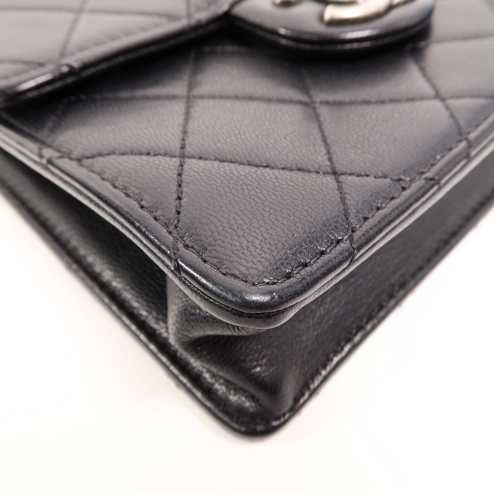 CHANEL 牛皮皮革Matelasse Pearl Chain Bag鏈帶肩背袋
