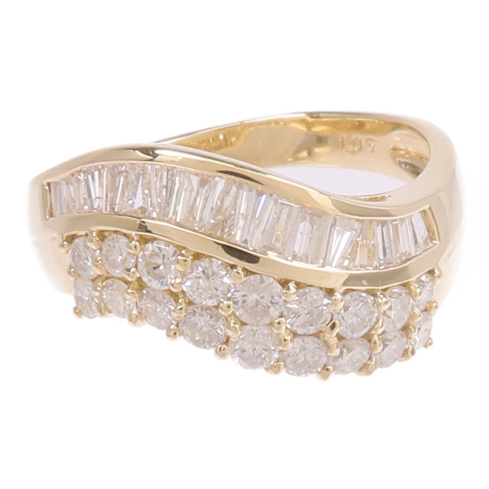 JEWELRY 18K黃金Diamond Ring鑽石戒指US#7.25