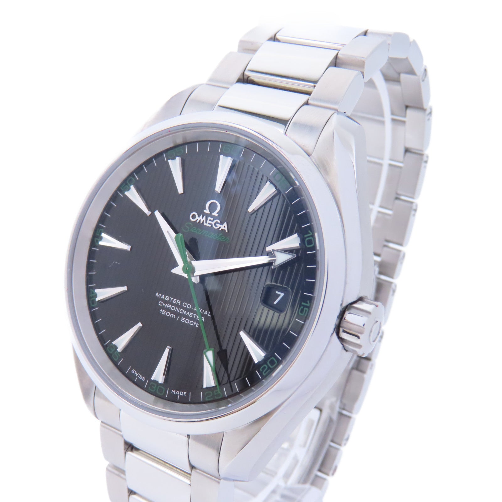 OMEGA Seamaster Aqua Terra不鏽鋼手錶自動機芯黑色