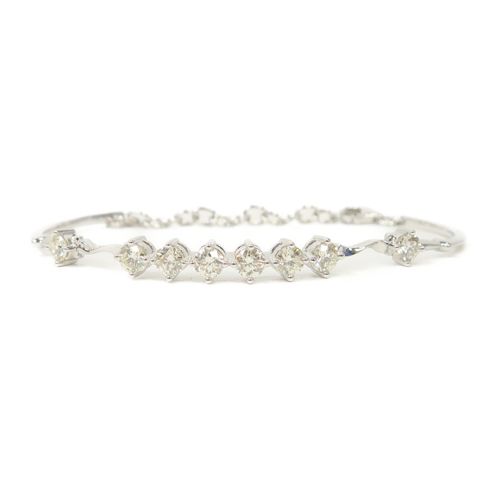 JEWELRY 18K白金Diamond Bracelet 2.06ct鑽石手鏈