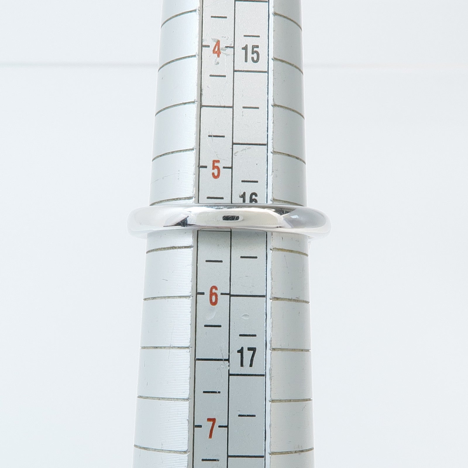 Ponte Vecchio 18K白金Sapphire Diamond Ring藍寶石/鑽石戒指US#5.75