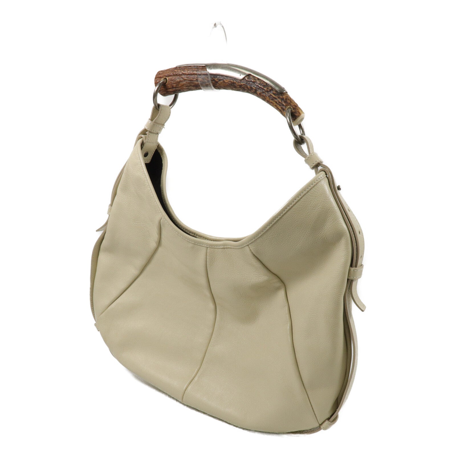 YVES SAINT LAURENT 牛皮皮革Mombasa Hobo Bag肩背袋