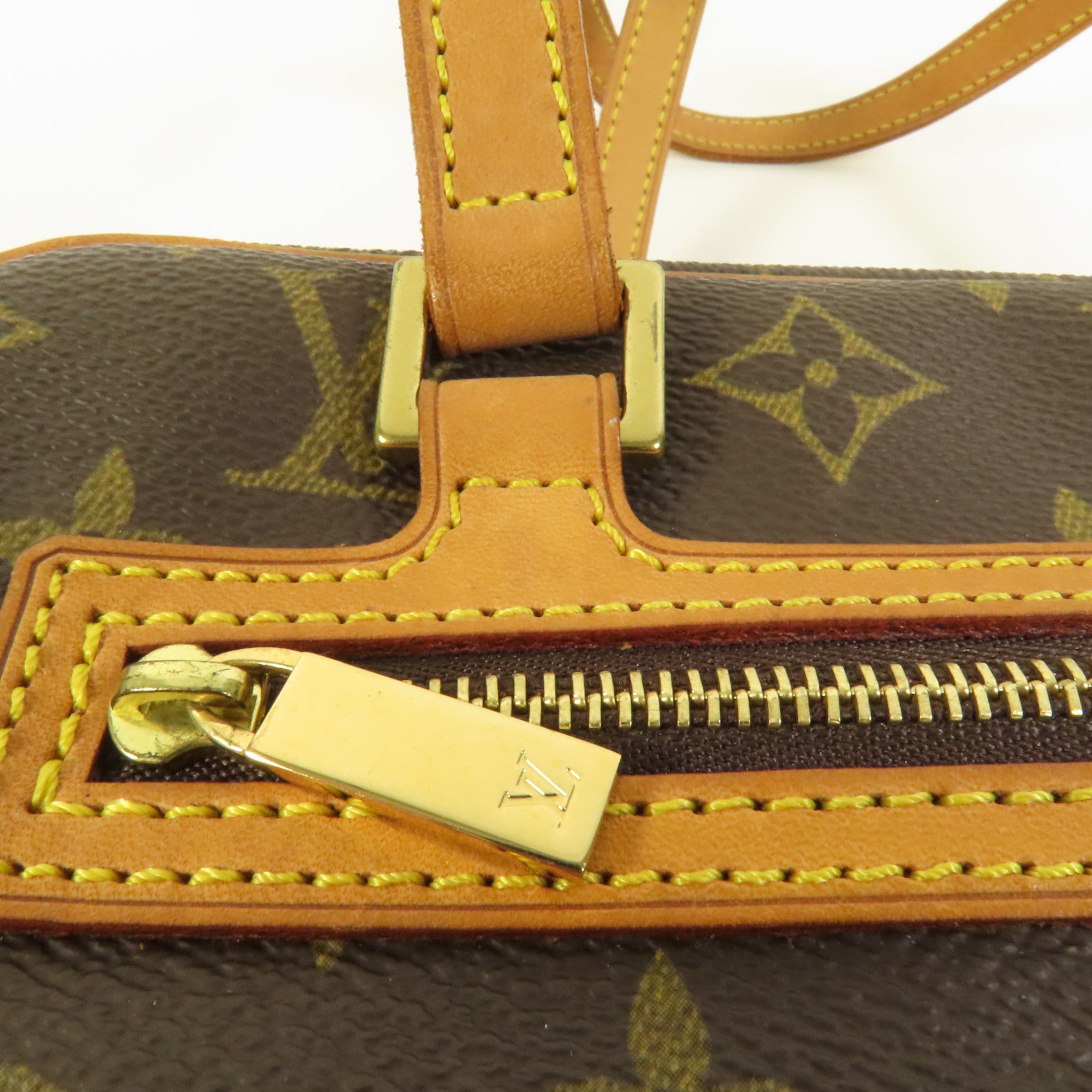 LOUIS VUITTON Monogram Cite MM金扣肩背袋