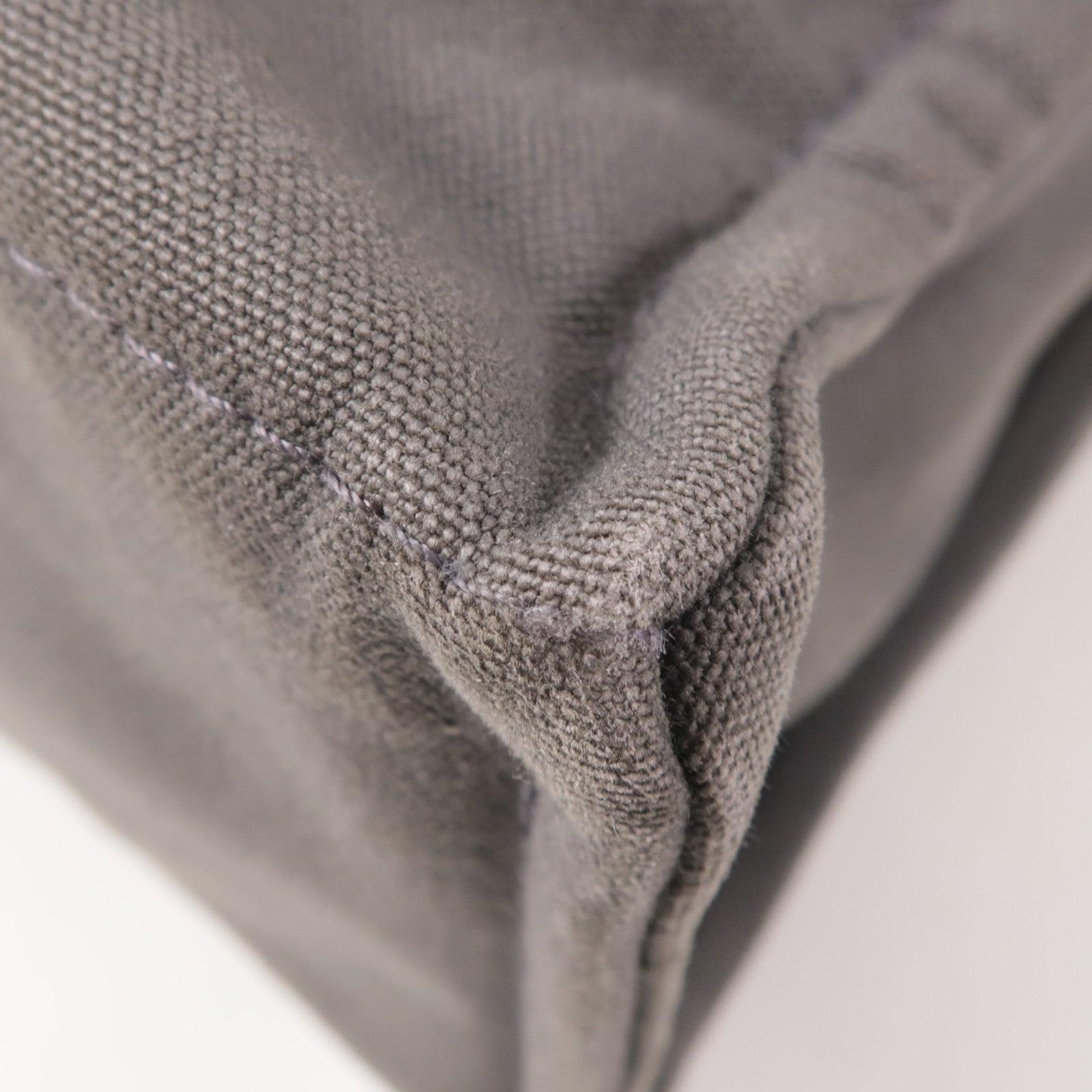 HERMES 帆布Classic Hang Bag銀扣手挽袋Gray
