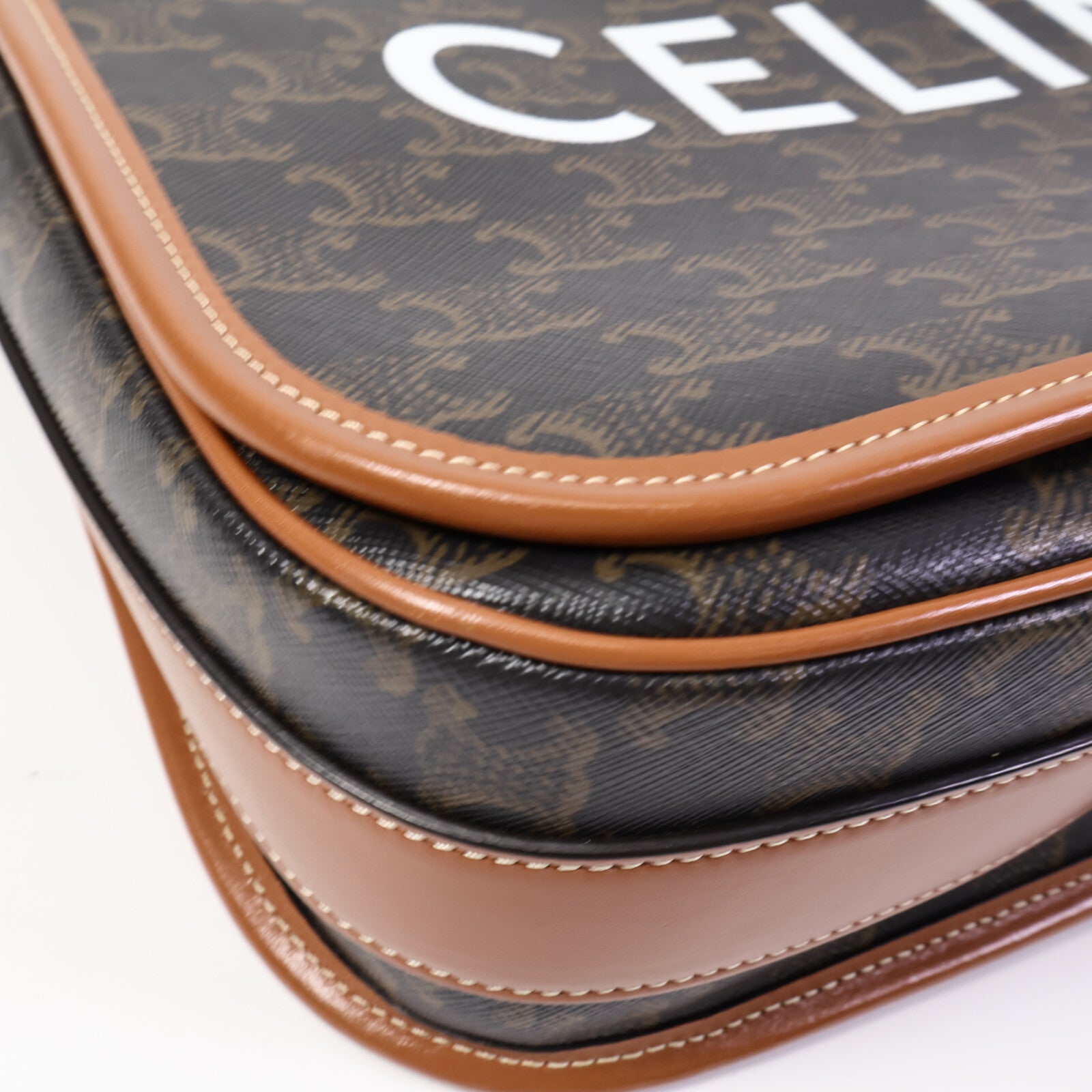 CELINE 塗層帆布Messenger Bag肩背袋