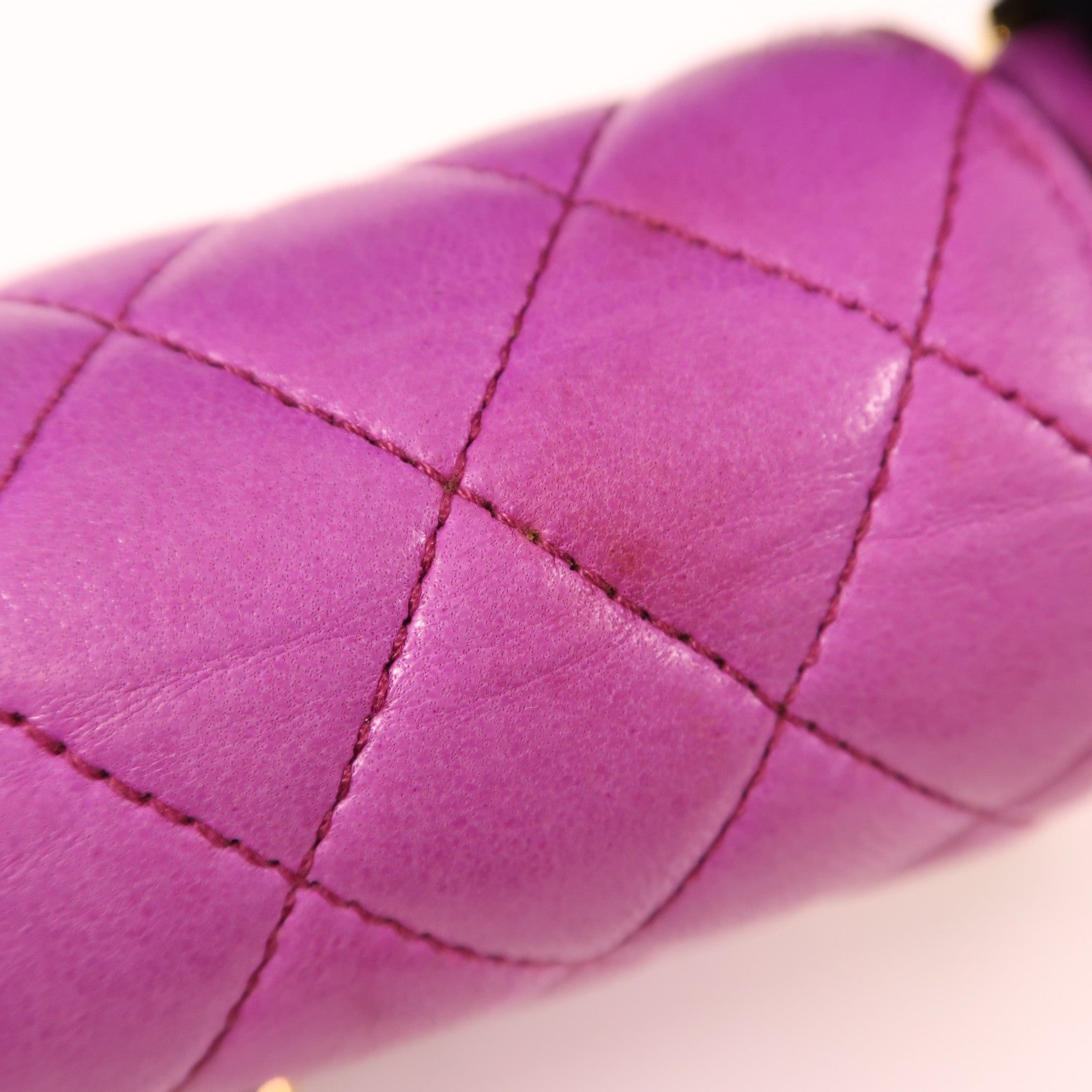 CHANEL 牛皮皮革Shoulder Bag金扣肩背袋