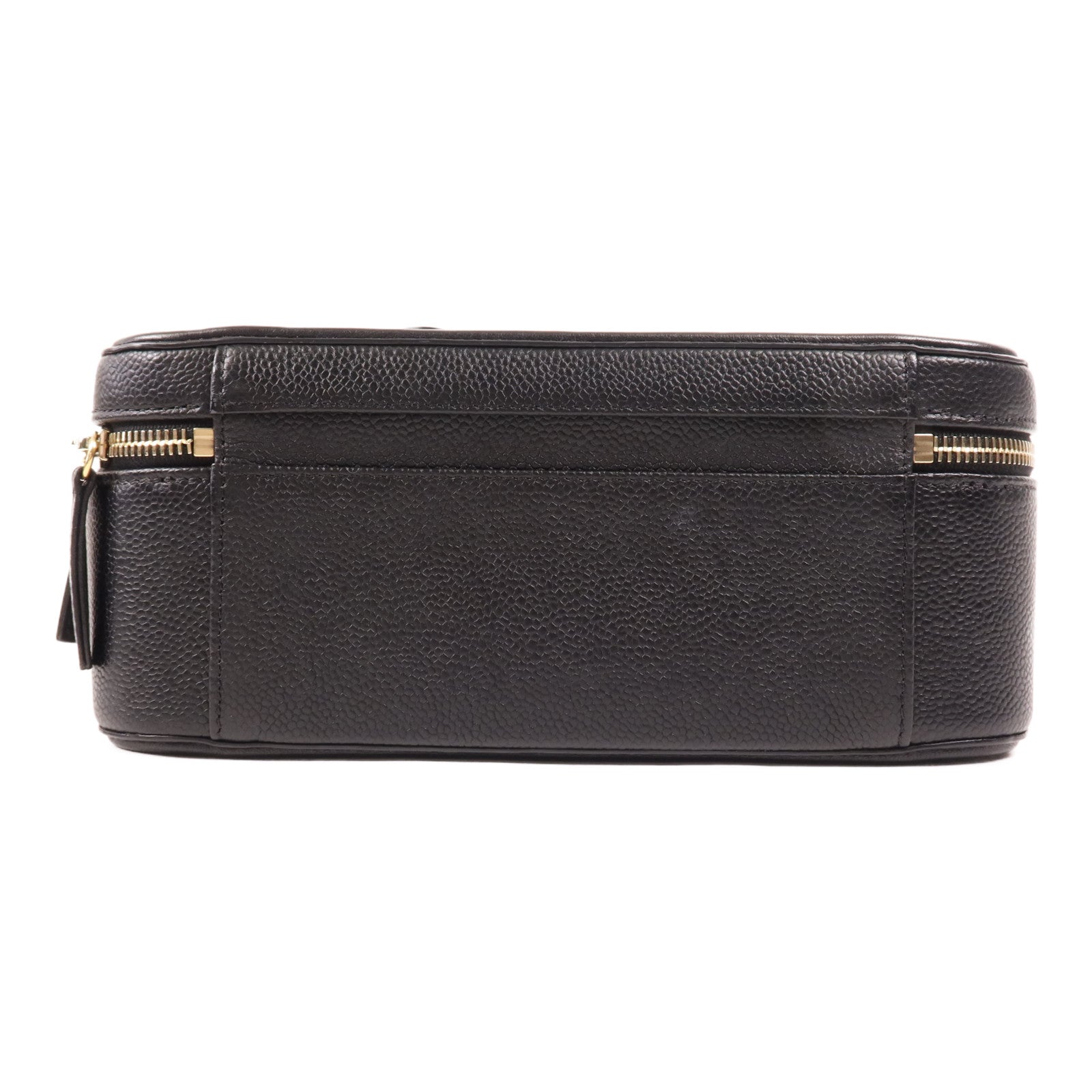 CHANEL 牛皮皮革CC Filigree Vanity金扣手挽肩背兩用袋