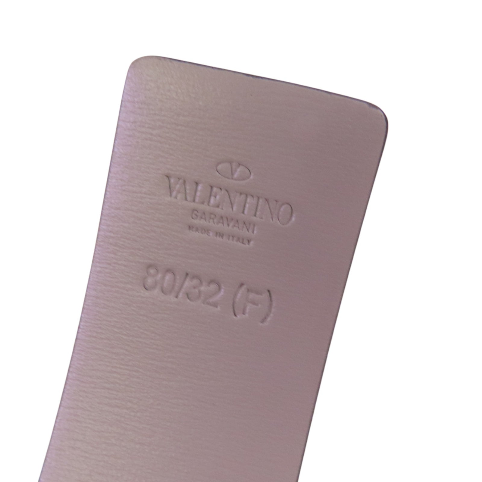 Valentino 牛皮皮革Belt金扣皮帶