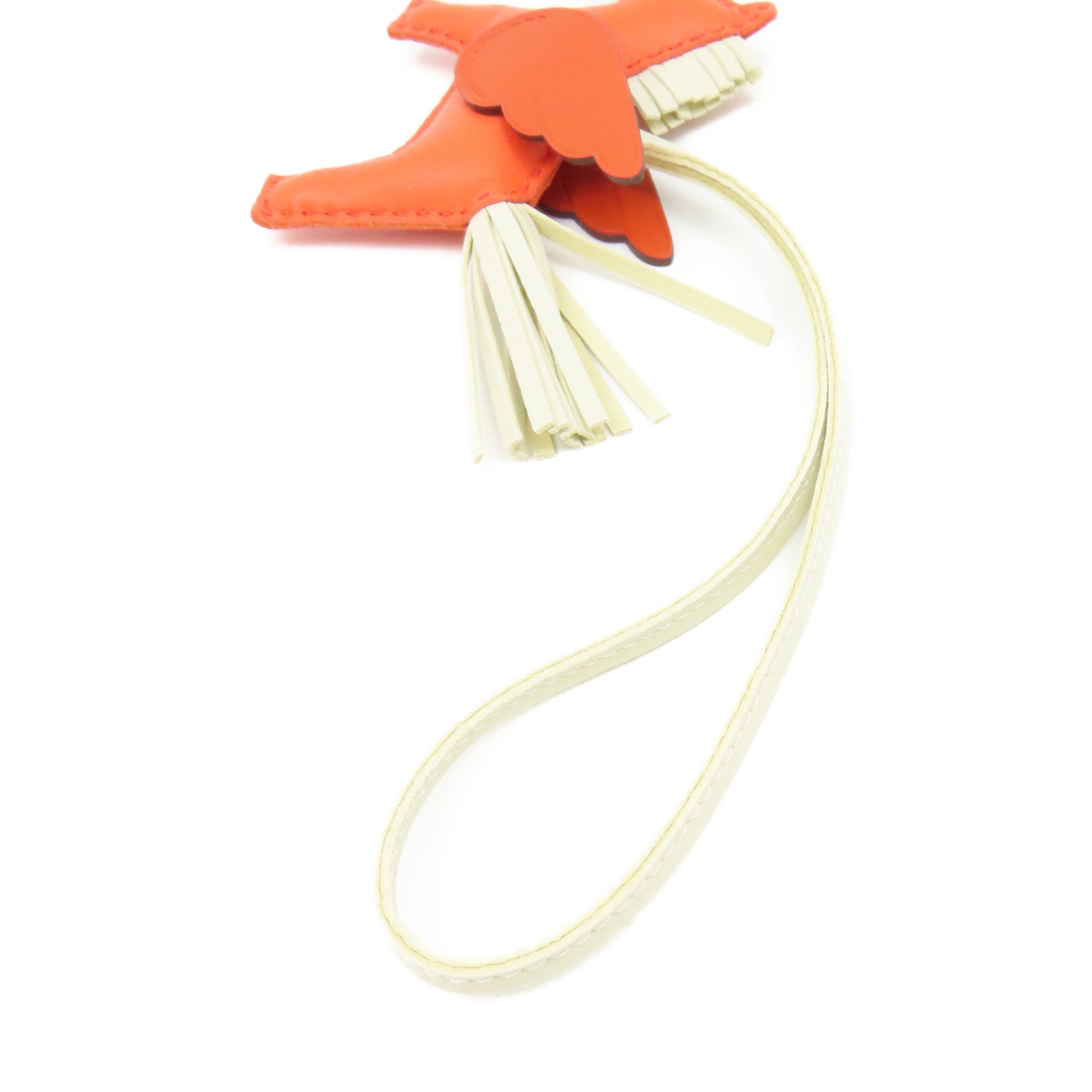 HERMES 【激減優惠】Swift皮革Rodeo Pegase PM Charm掛飾Orange橙色