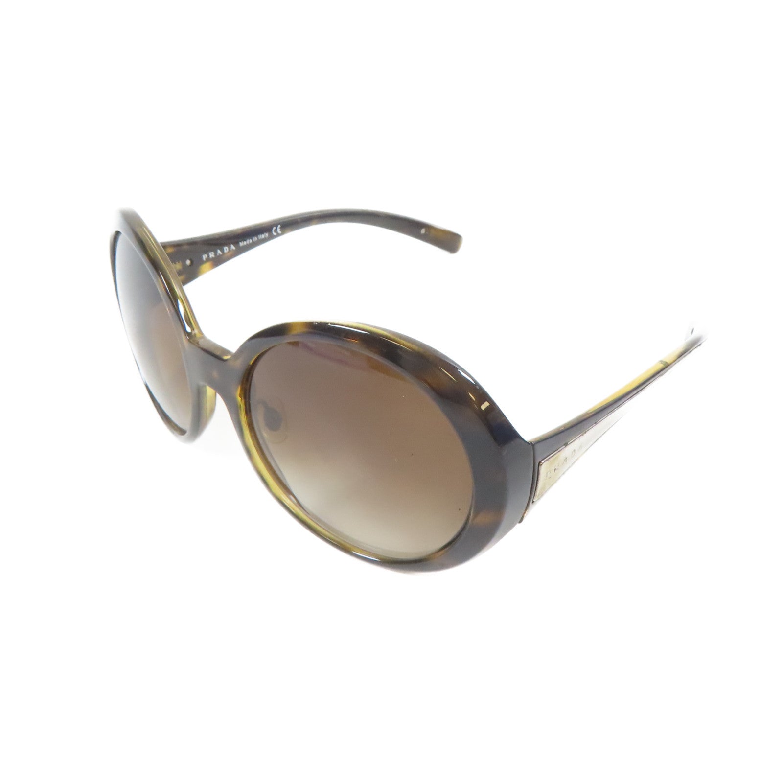 PRADA PVC Sunglasses太陽眼鏡黑色/棕色