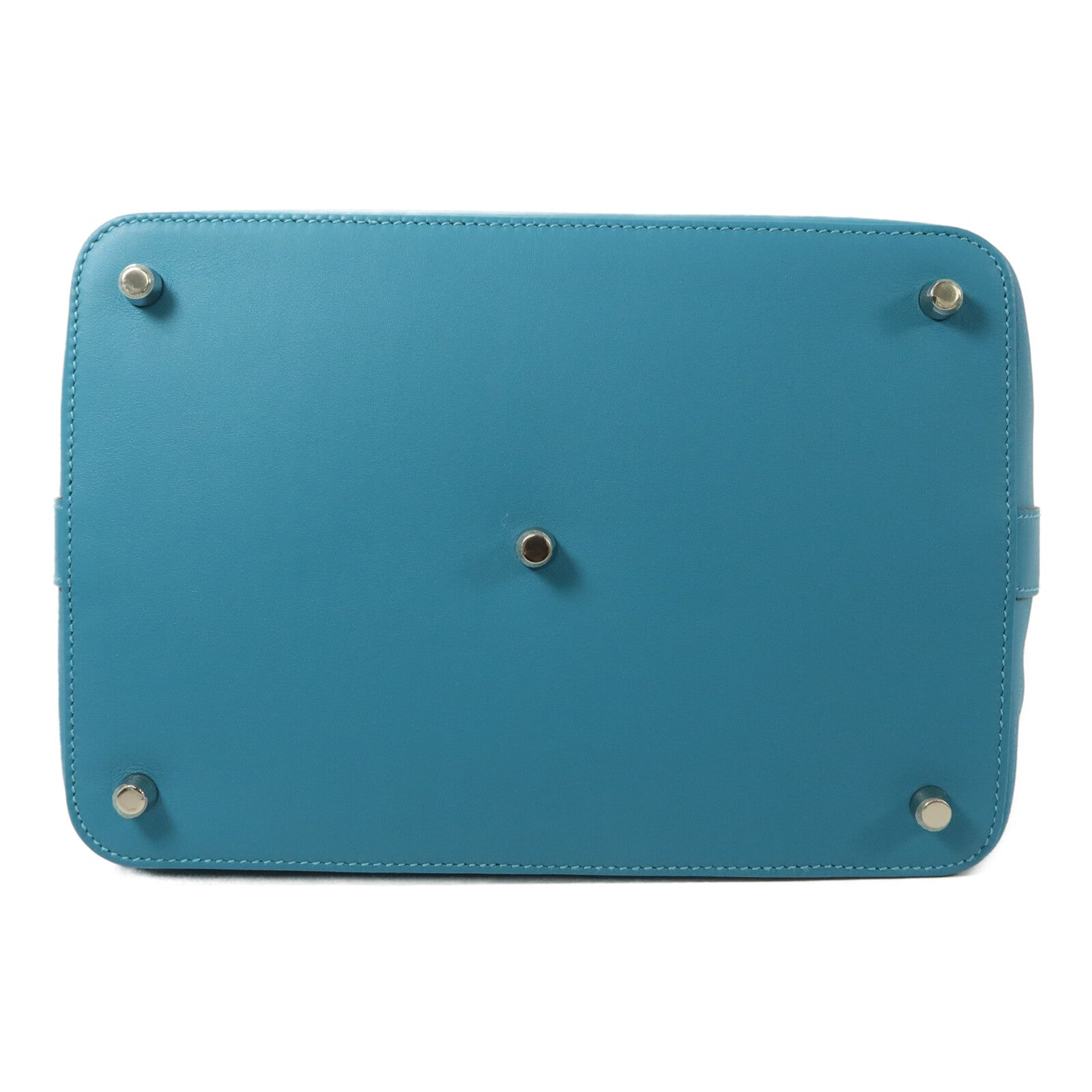 HERMES Swift皮革Toolbox 26手挽肩背兩用袋Turquoise