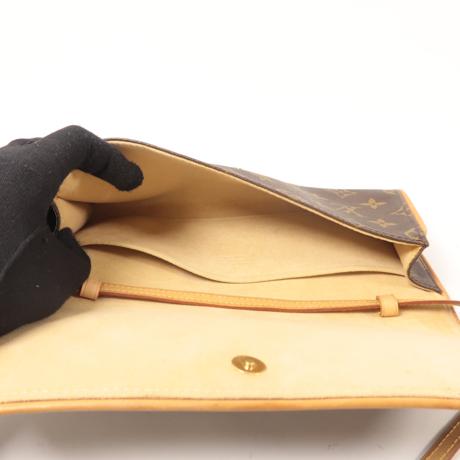 LOUIS VUITTON Monogram Pochette Twin GM肩背袋