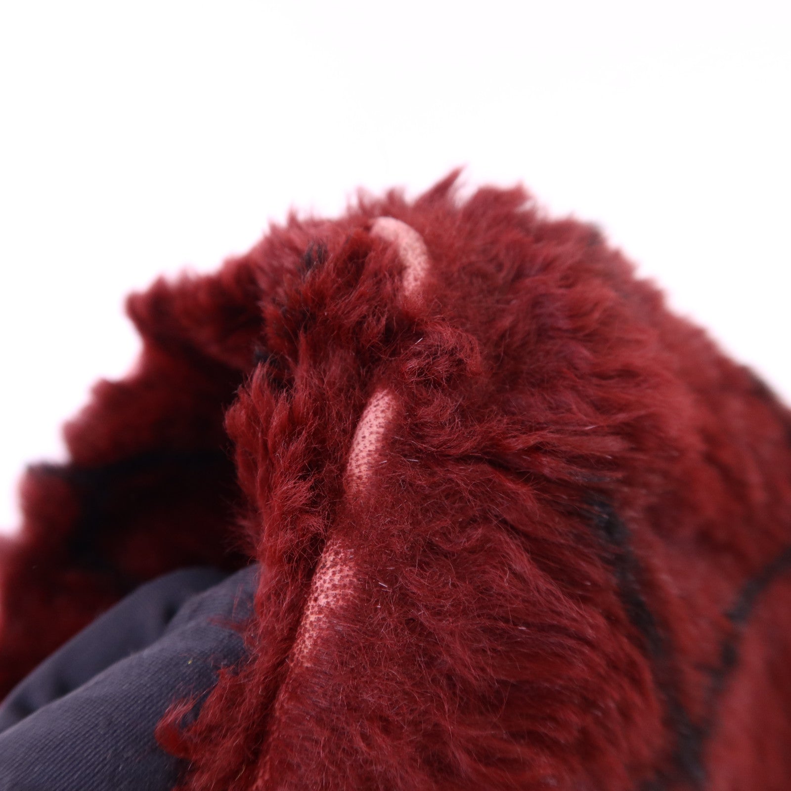 CHANEL 兔毛Shoulder Bag黑扣鏈帶肩背袋