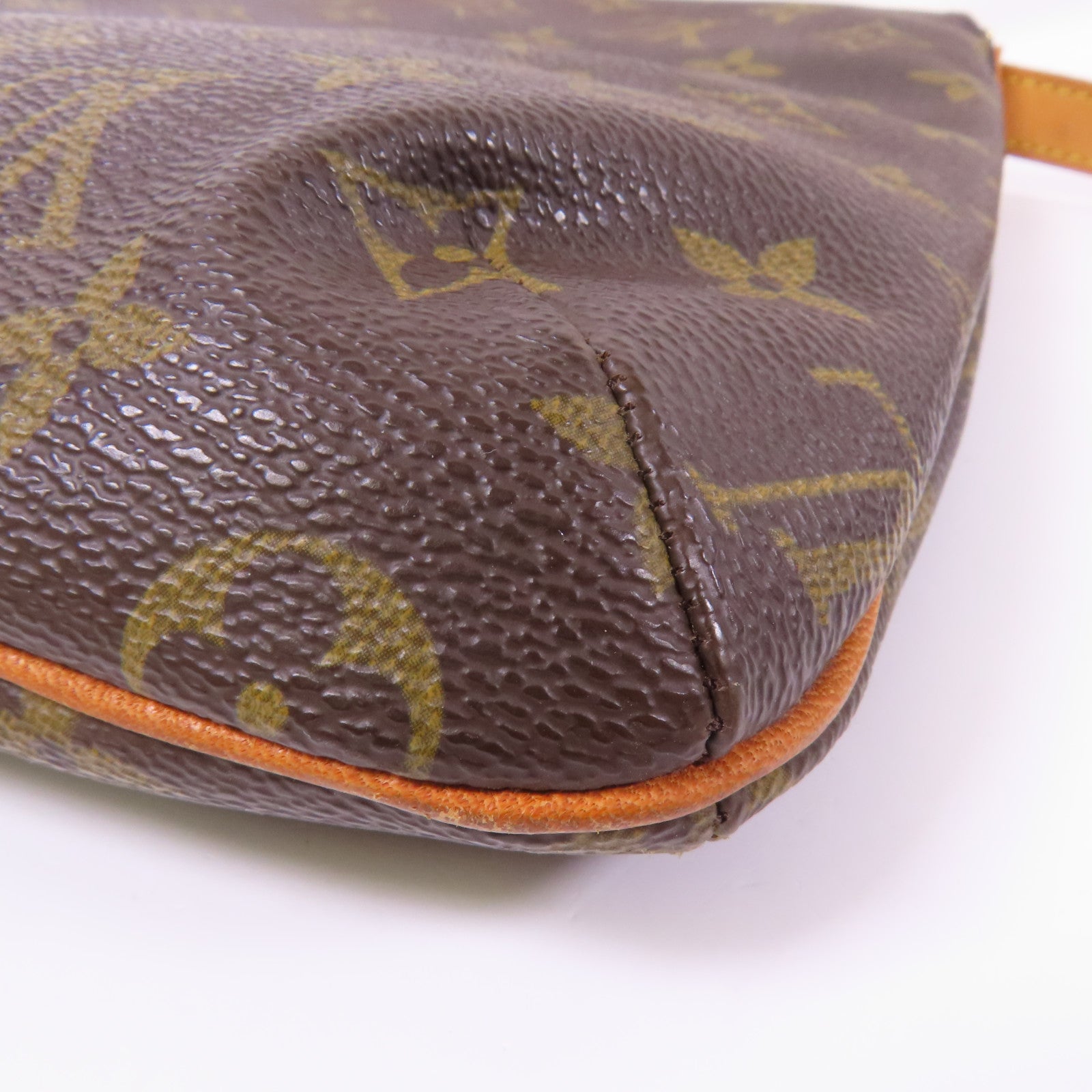 LOUIS VUITTON Monogram Musette Salsa金扣肩背袋棕色