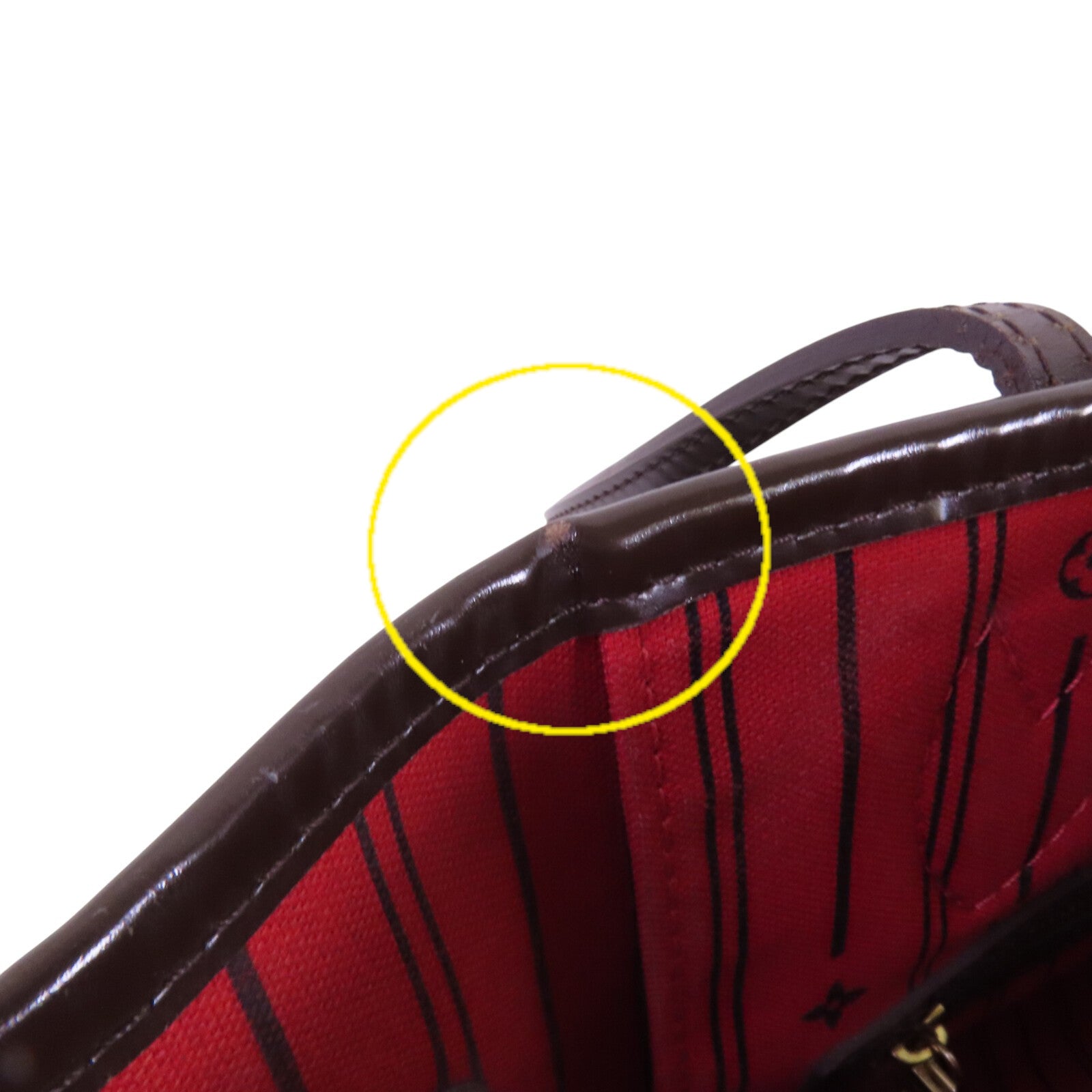 LOUIS VUITTON Damier Ebene Neverfull MM金扣肩背袋