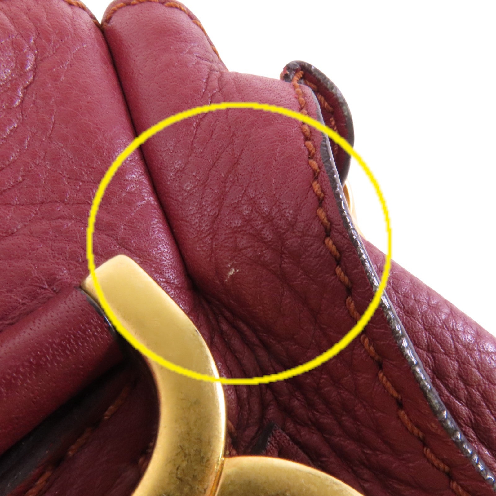 Chloe 牛皮皮革Marcie2 Way Shoulder Bag金扣手挽肩背兩用袋